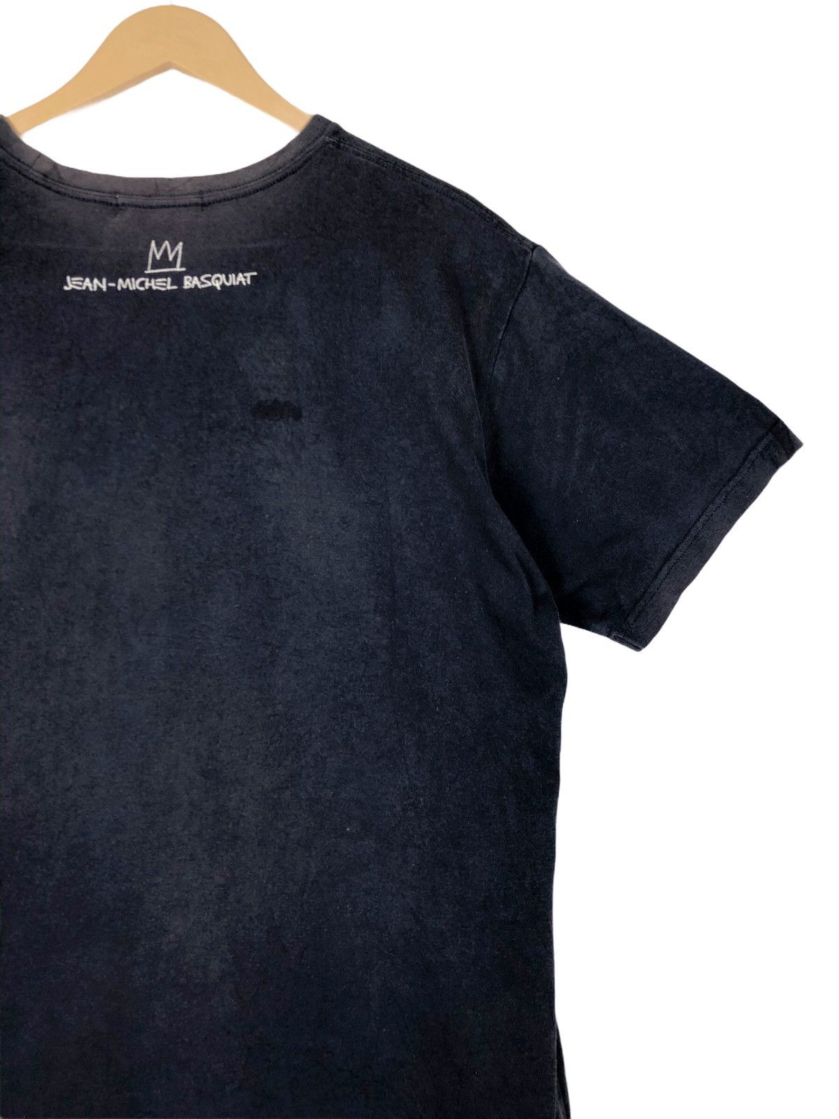 Jean-Michel Basquiat × Vintage Vintage Jean Michel Basquiat Sun Faded NOTARY T Shirt Size US L / EU 52-54 / 3 - 8 Thumbnail