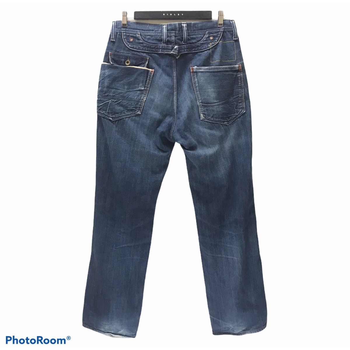 Johnbull Denim Selvedge Special Design Buckle Back