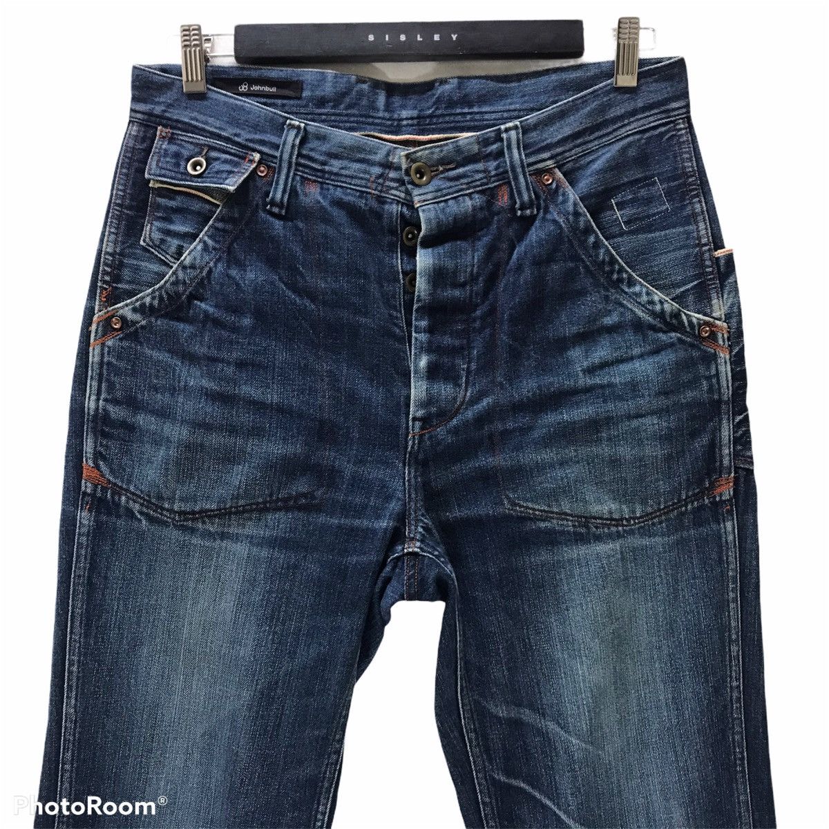 Johnbull Denim Selvedge Special Design Buckle Back