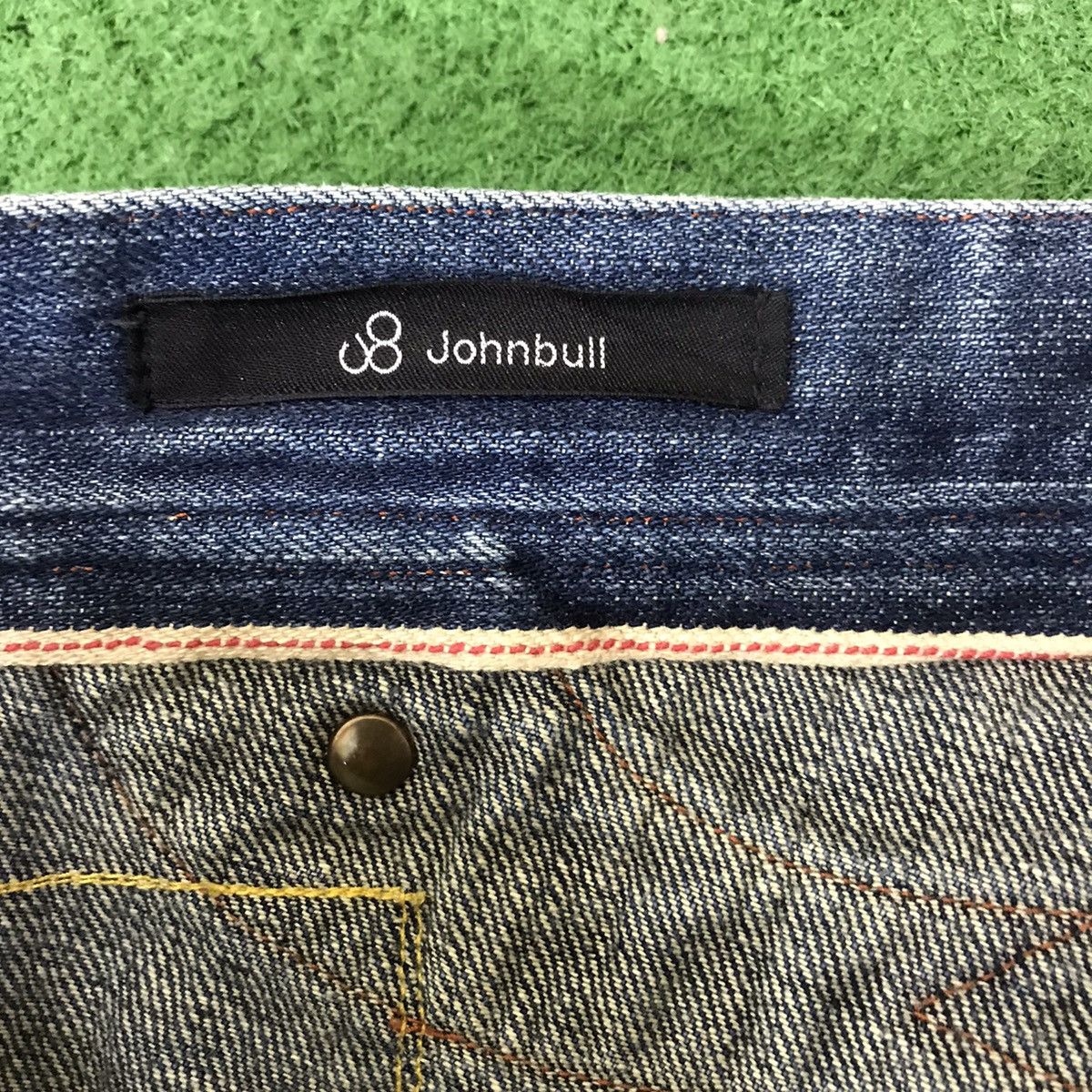 Johnbull Denim Selvedge Special Design Buckle Back