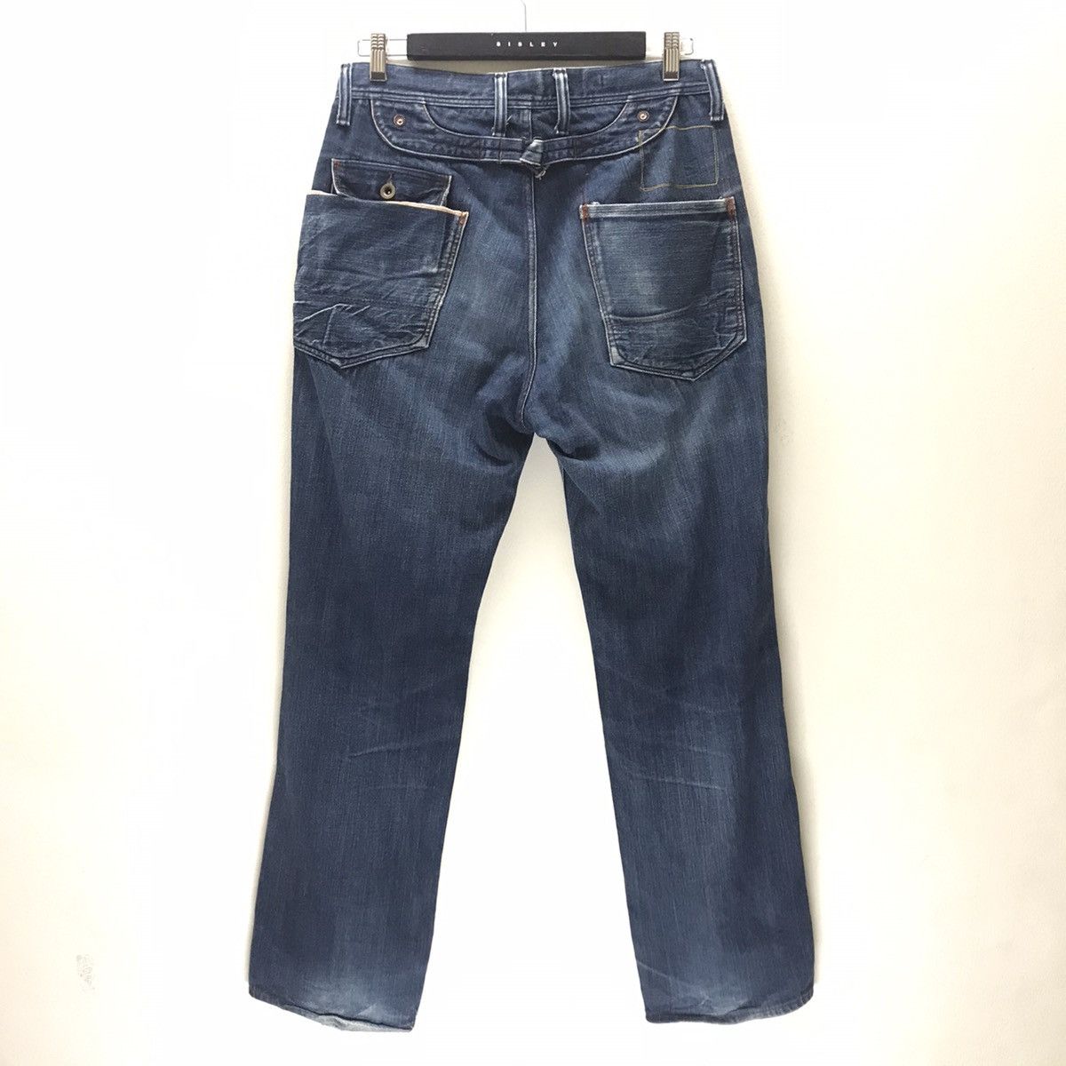 Johnbull Denim Selvedge Special Design Buckle Back