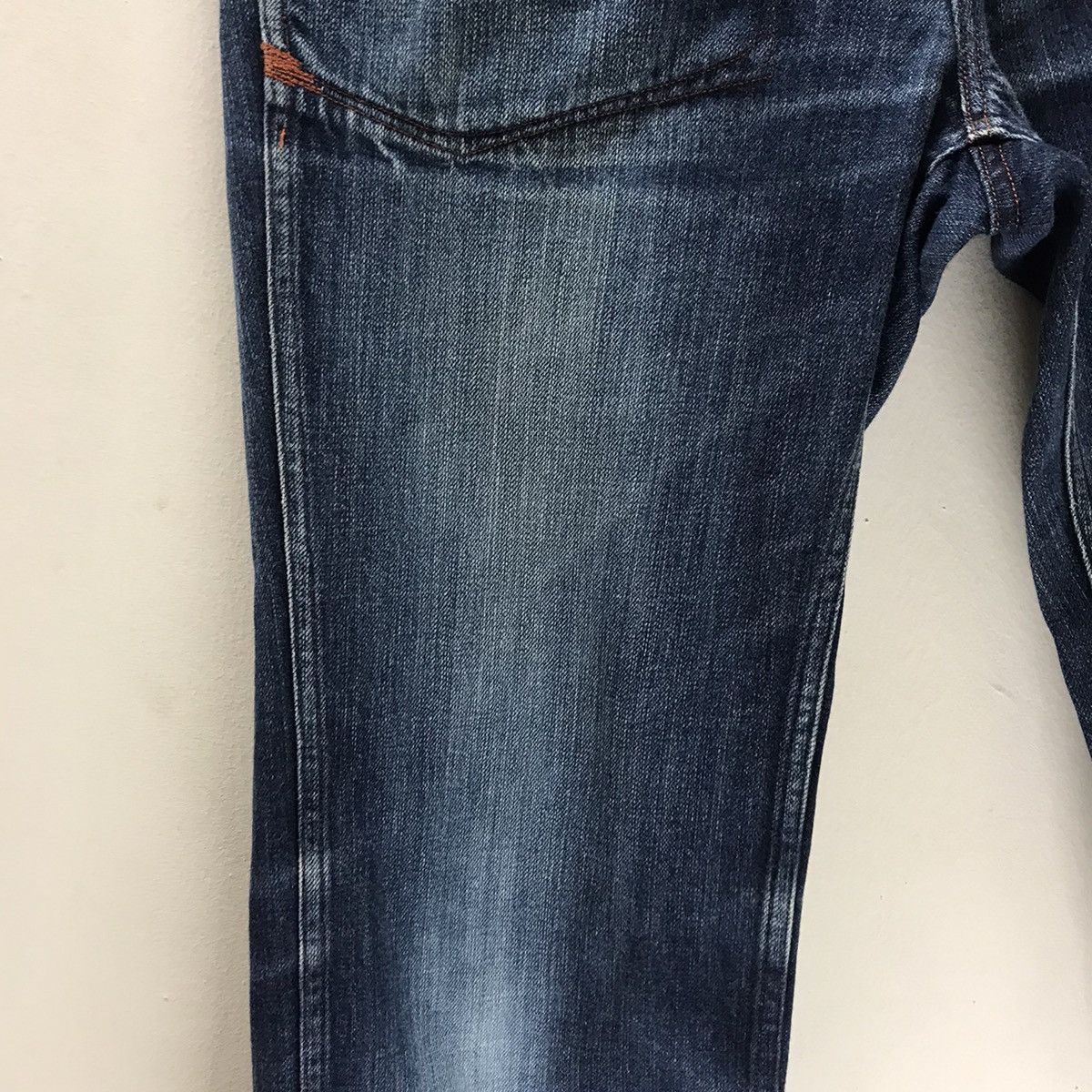 Johnbull Denim Selvedge Special Design Buckle Back