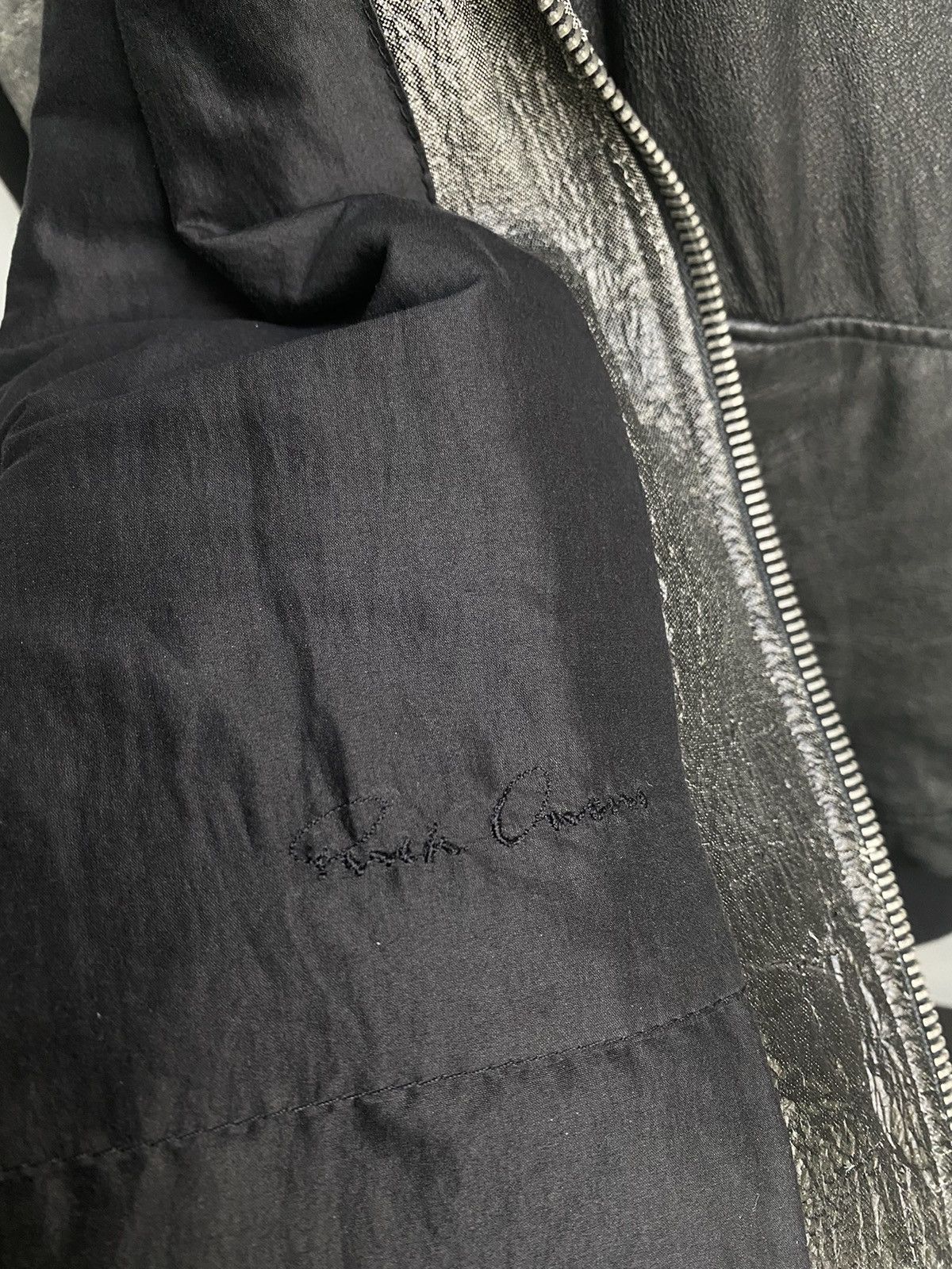 Rick Owens SS09 Gradient Lambskin Leather Jacket Size US XXL / EU 58 / 5 - 6 Thumbnail