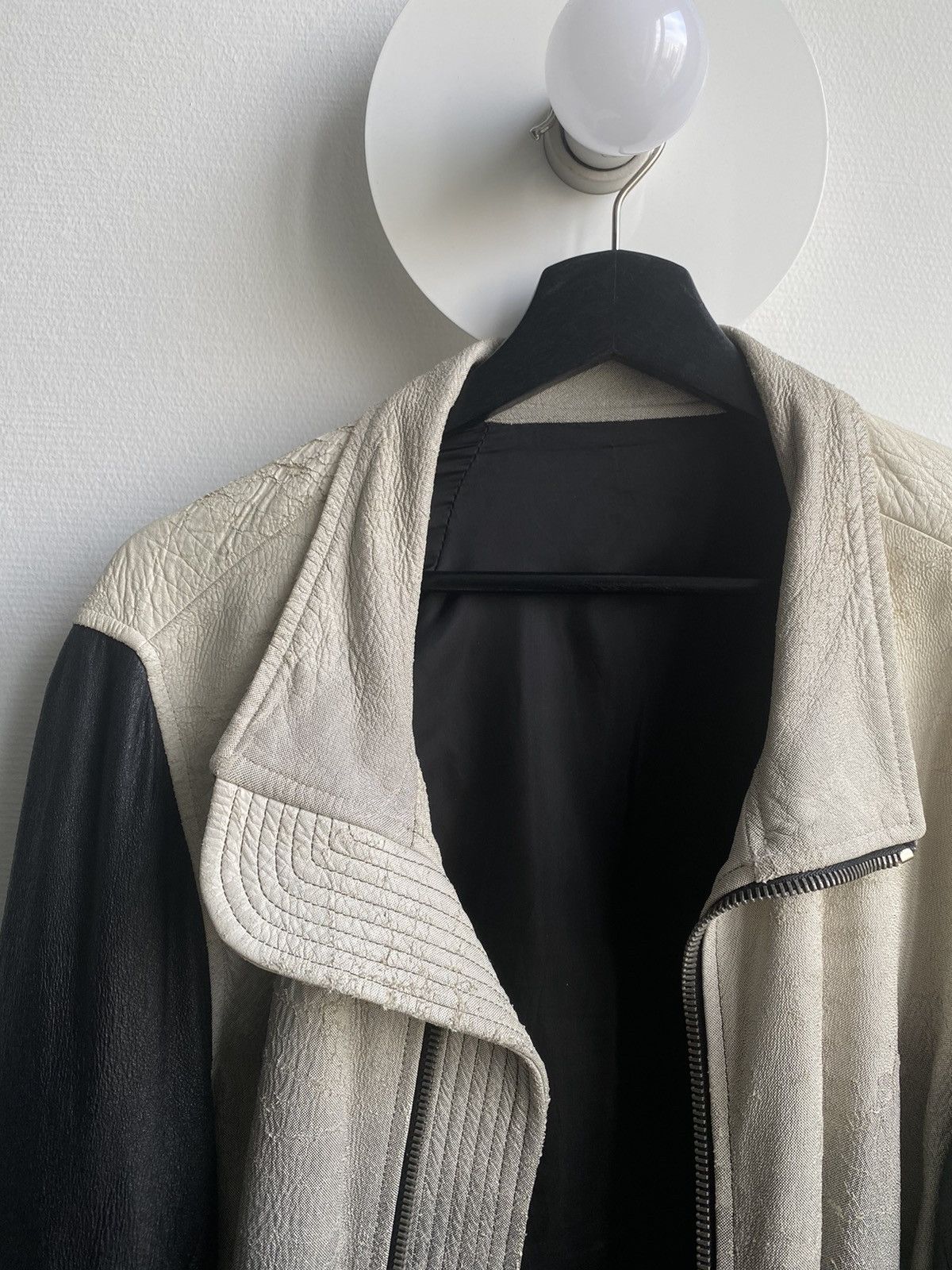 Rick Owens SS09 Gradient Lambskin Leather Jacket Size US XXL / EU 58 / 5 - 8 Thumbnail