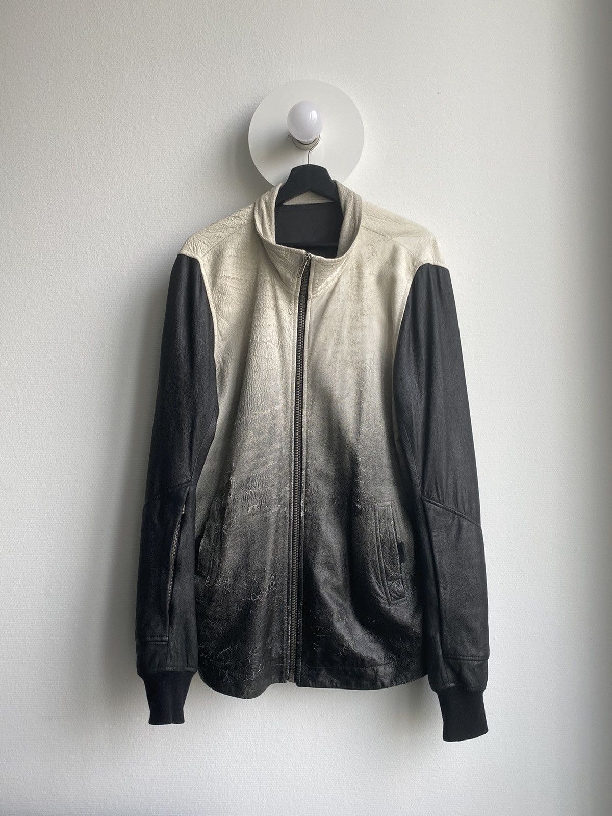 Rick Owens SS09 Gradient Lambskin Leather Jacket Size US XXL / EU 58 / 5 - 2 Thumbnail