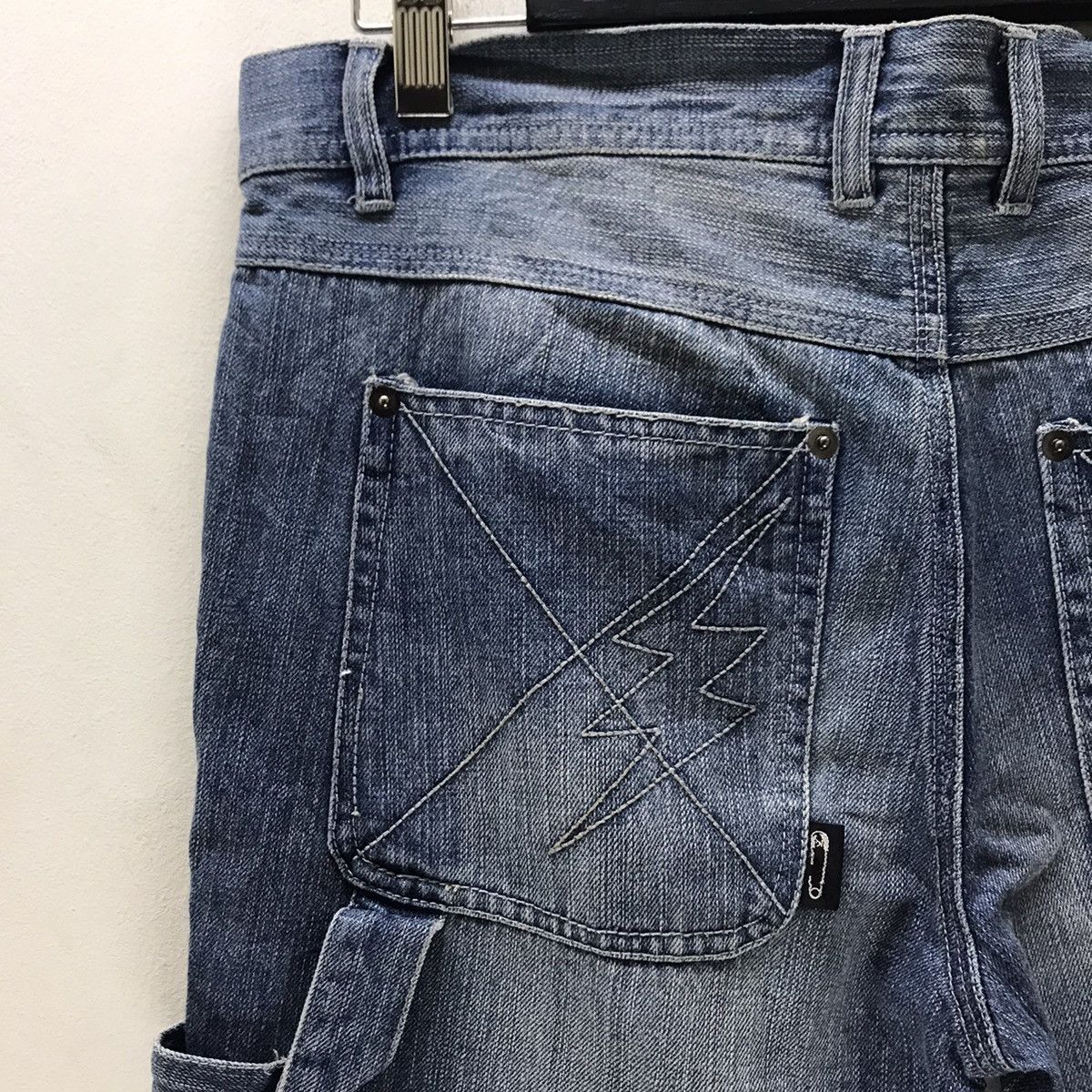 Seditionaries Vintage Hell Cat Punks Denim Spellout Studded Size US 32 / EU 48 - 11 Thumbnail