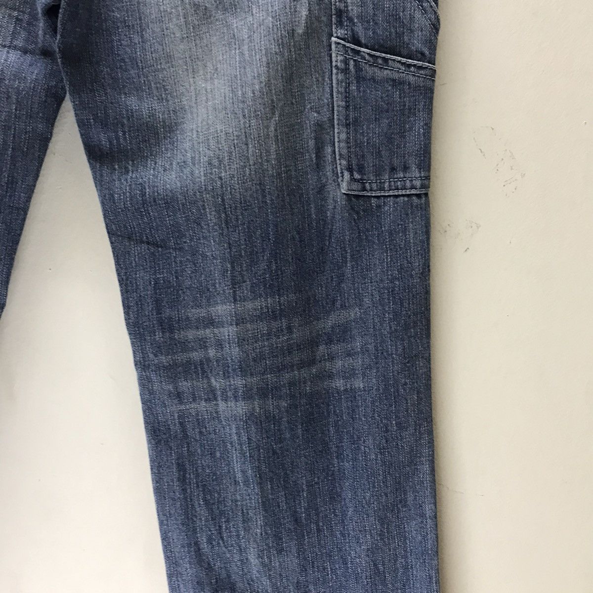 Seditionaries Vintage Hell Cat Punks Denim Spellout Studded Size US 32 / EU 48 - 14 Thumbnail