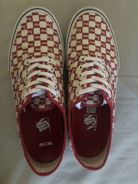 Supreme x hotsell vans 2016