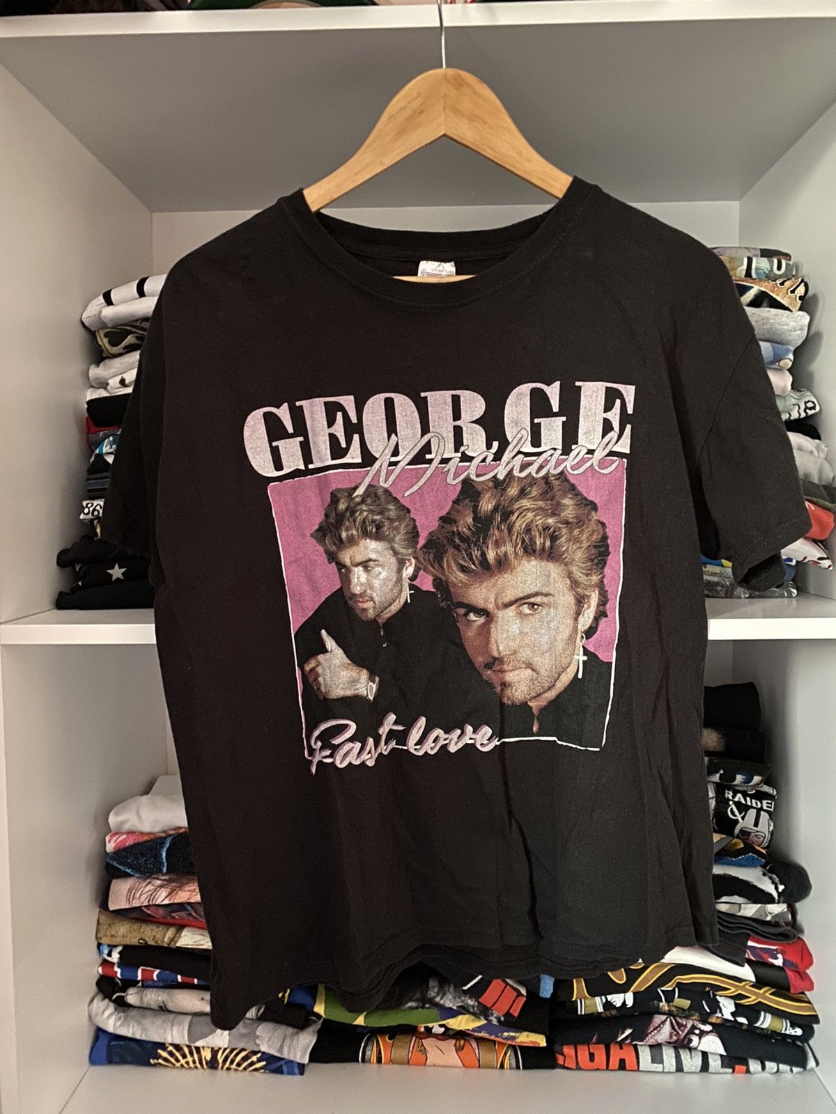 george michael fast love t shirt