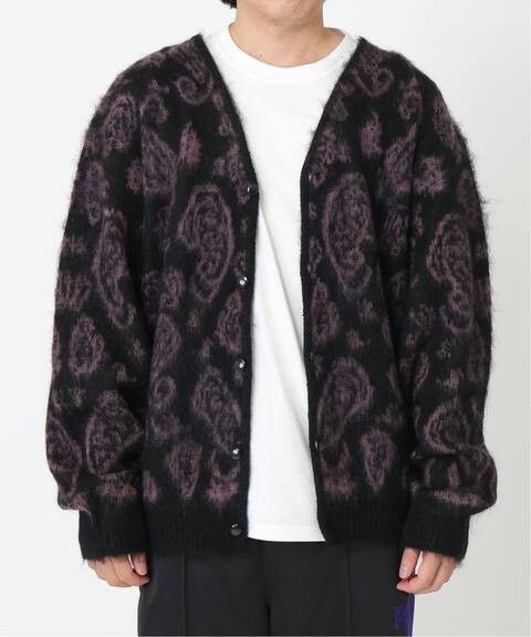 Needles Needles x Journal Standard mohair paisley cardigan | Grailed