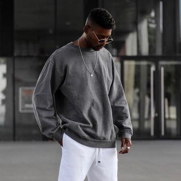 Designer NEW TALENTLESS MENS CREWNECK STEEL GREY SWEATSHIRT 2XL | Grailed