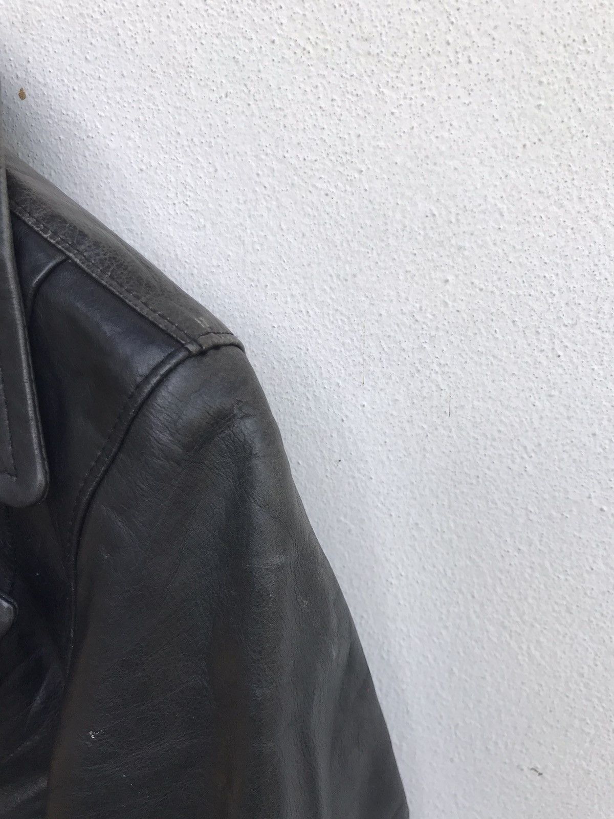 Genuine Leather × Japanese Brand Ozone Rocks Cowhide Leather Jacket Size US XS / EU 42 / 0 - 24 Thumbnail