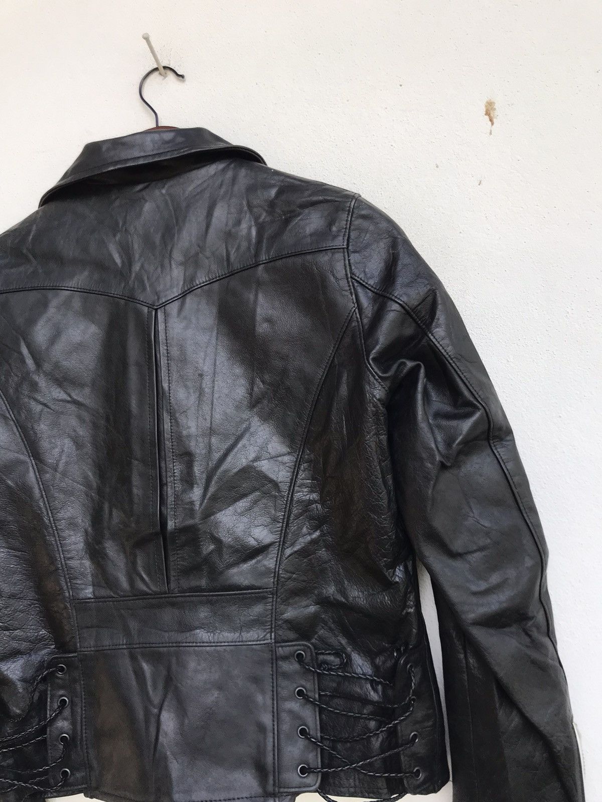 Genuine Leather × Japanese Brand Ozone Rocks Cowhide Leather Jacket Size US XS / EU 42 / 0 - 2 Thumbnail