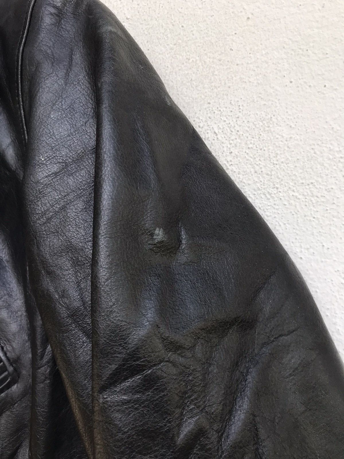 Genuine Leather × Japanese Brand Ozone Rocks Cowhide Leather Jacket Size US XS / EU 42 / 0 - 22 Thumbnail