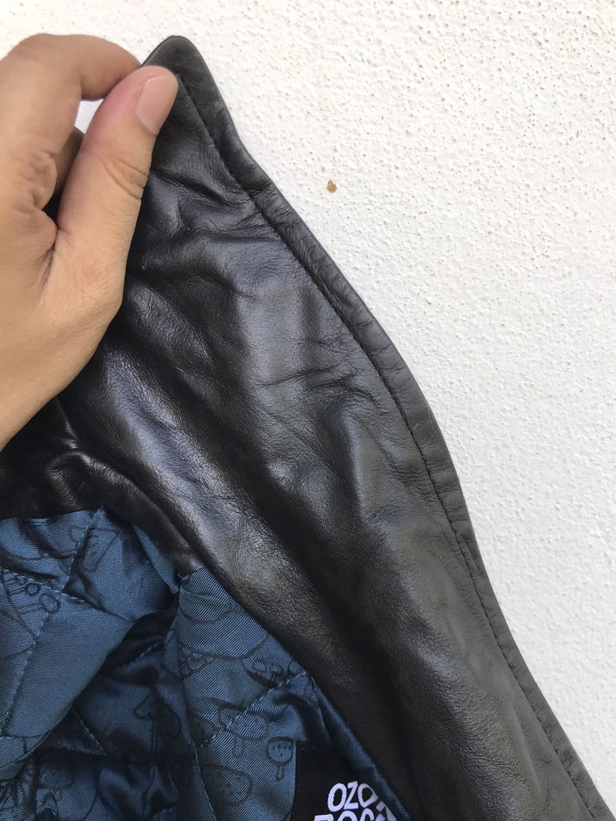 Genuine Leather × Japanese Brand Ozone Rocks Cowhide Leather Jacket Size US XS / EU 42 / 0 - 23 Thumbnail