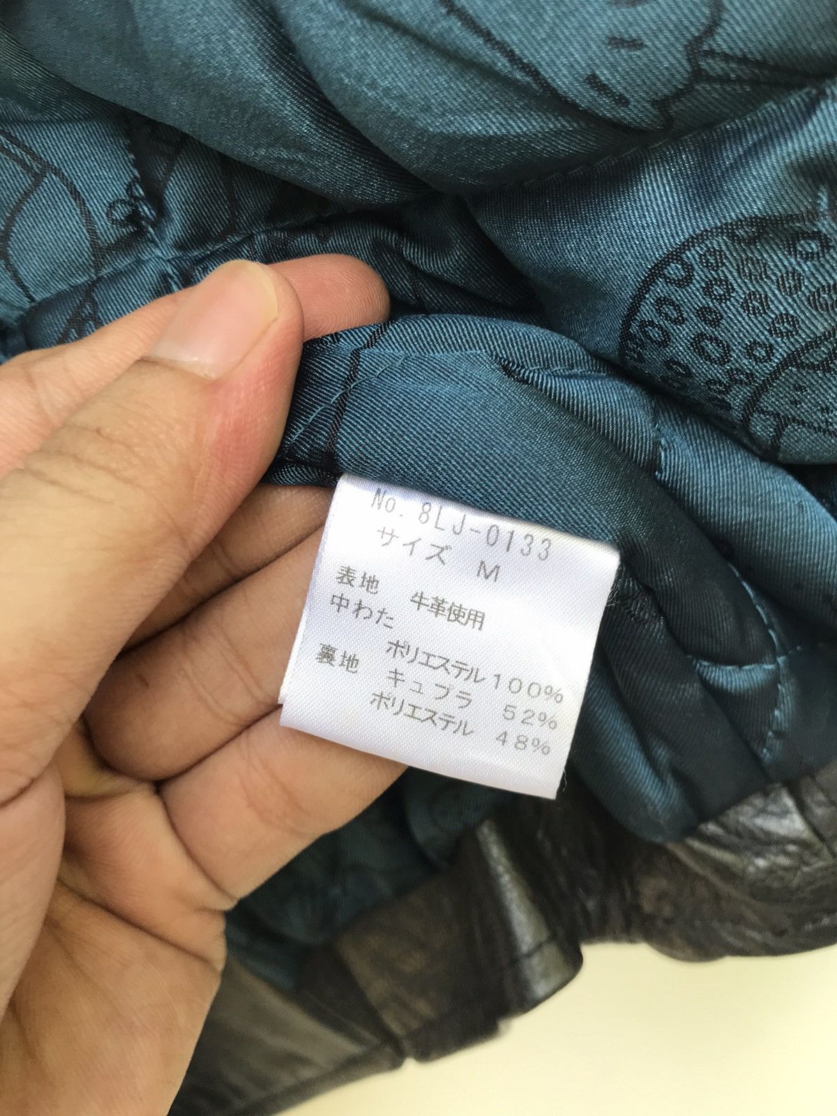 Genuine Leather × Japanese Brand Ozone Rocks Cowhide Leather Jacket Size US XS / EU 42 / 0 - 14 Thumbnail