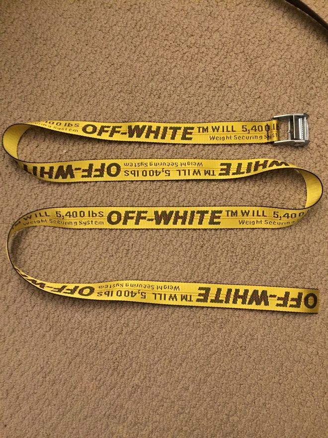 Off-White Industrial Belt Size ONE SIZE - 1 Preview