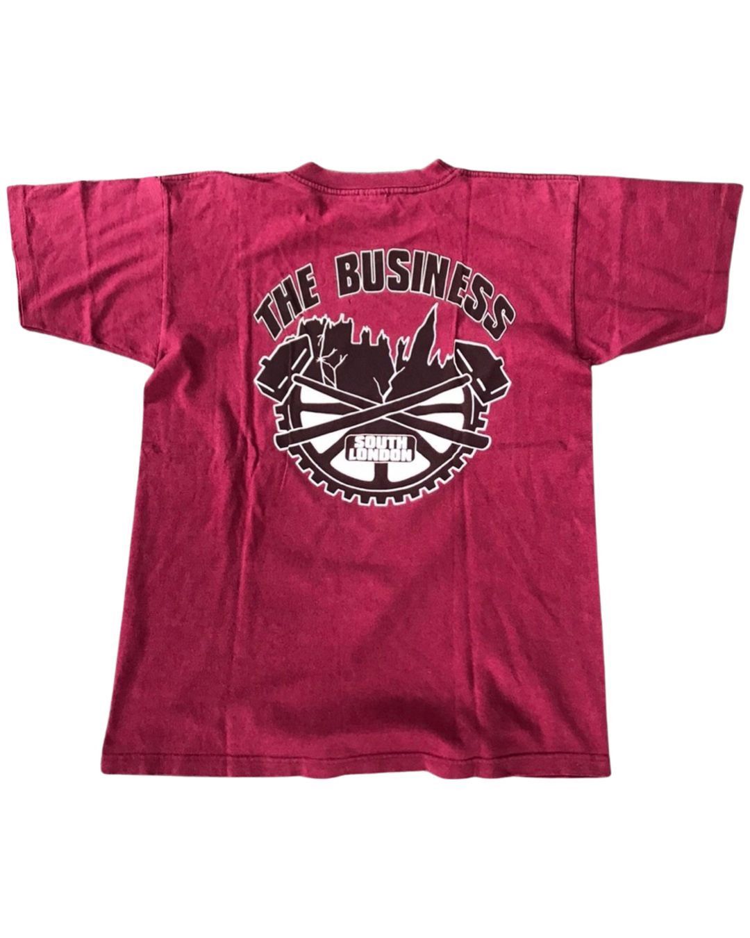 Band Tees × Vintage Vintage The Business Punk Band T-Shirt Rare 90s Size US L / EU 52-54 / 3 - 4 Thumbnail