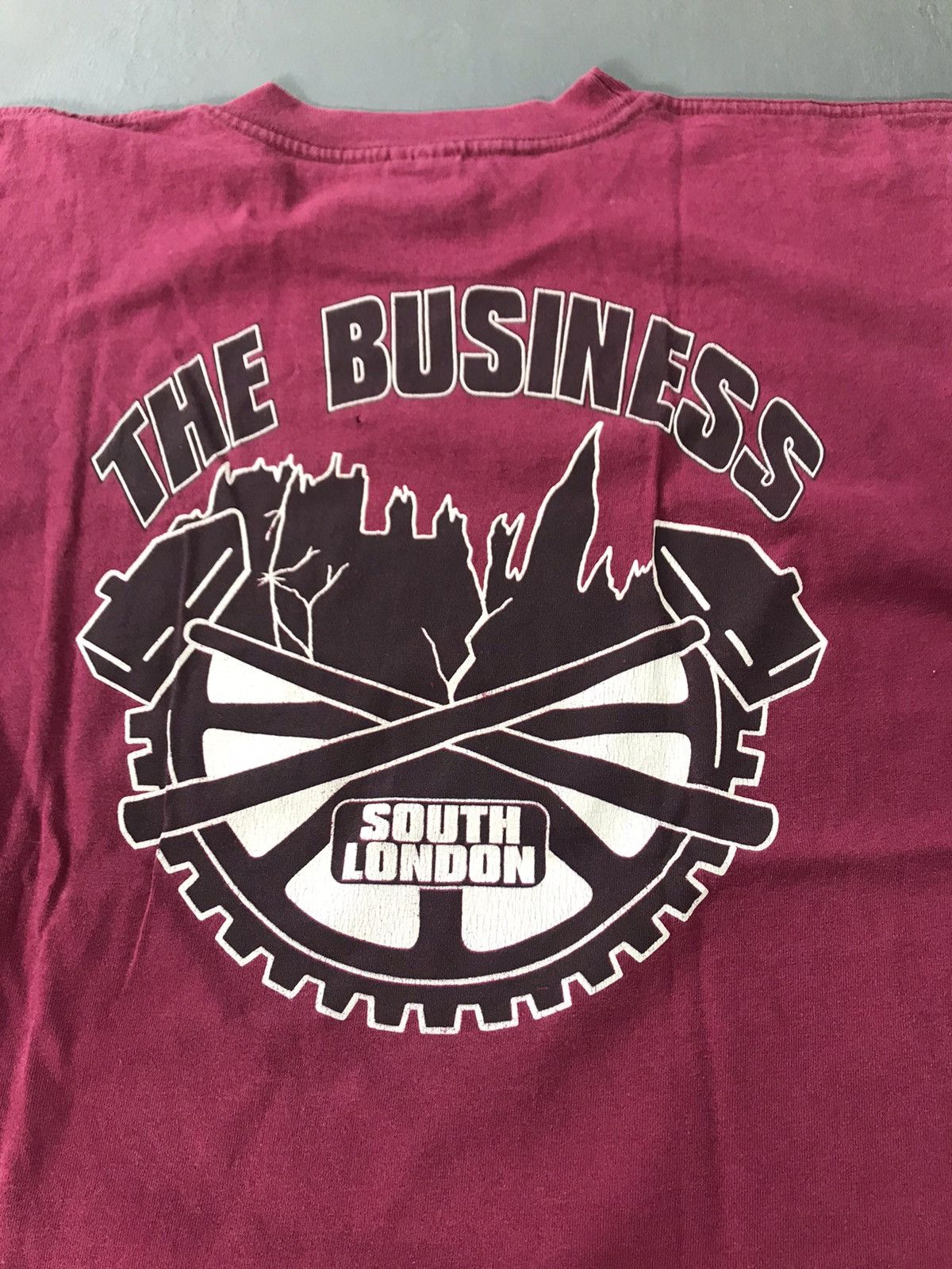 Band Tees × Vintage Vintage The Business Punk Band T-Shirt Rare 90s Size US L / EU 52-54 / 3 - 5 Thumbnail