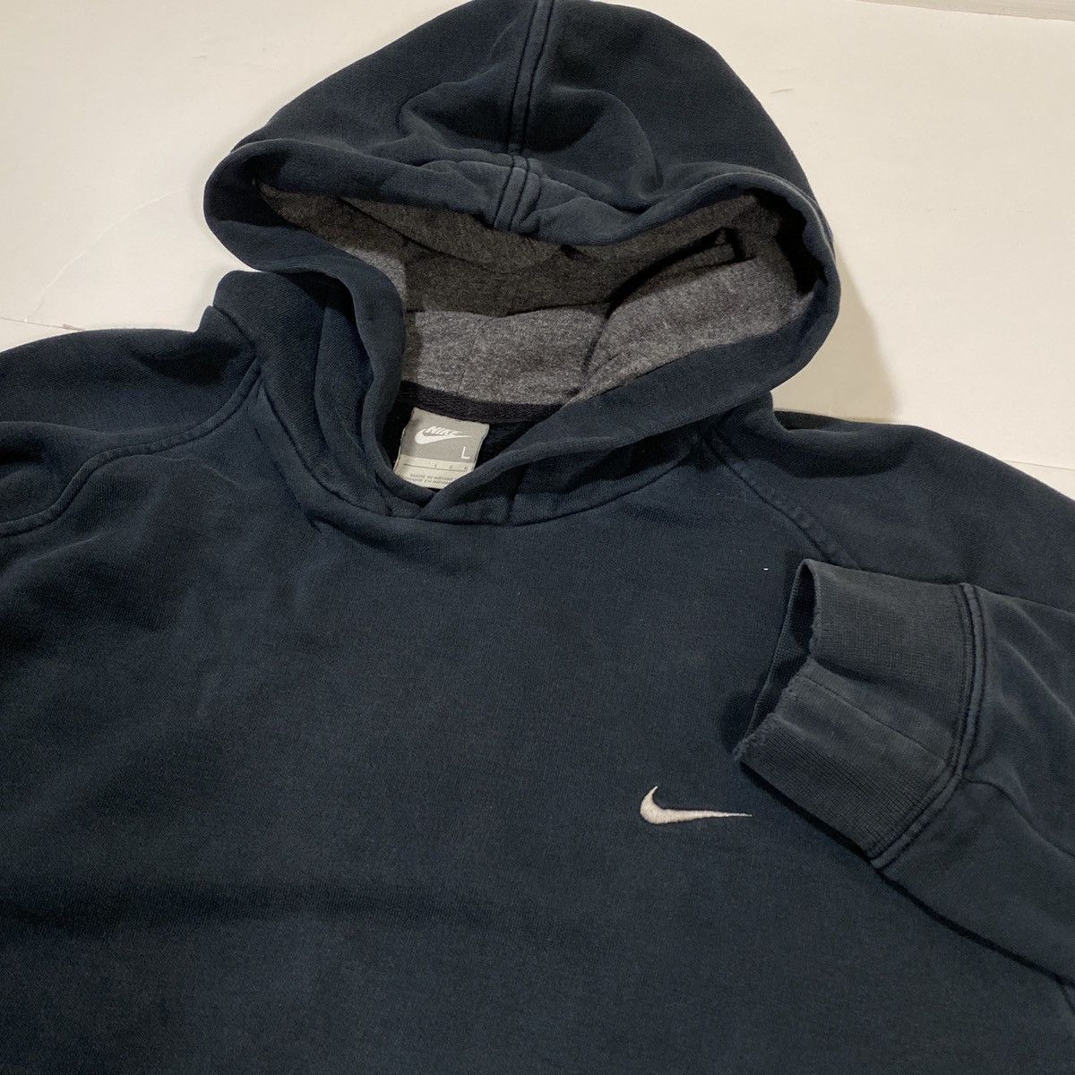 Nike × Vintage Vintage Black Nike Hoodie Size US L / EU 52-54 / 3 - 2 Thumbnail