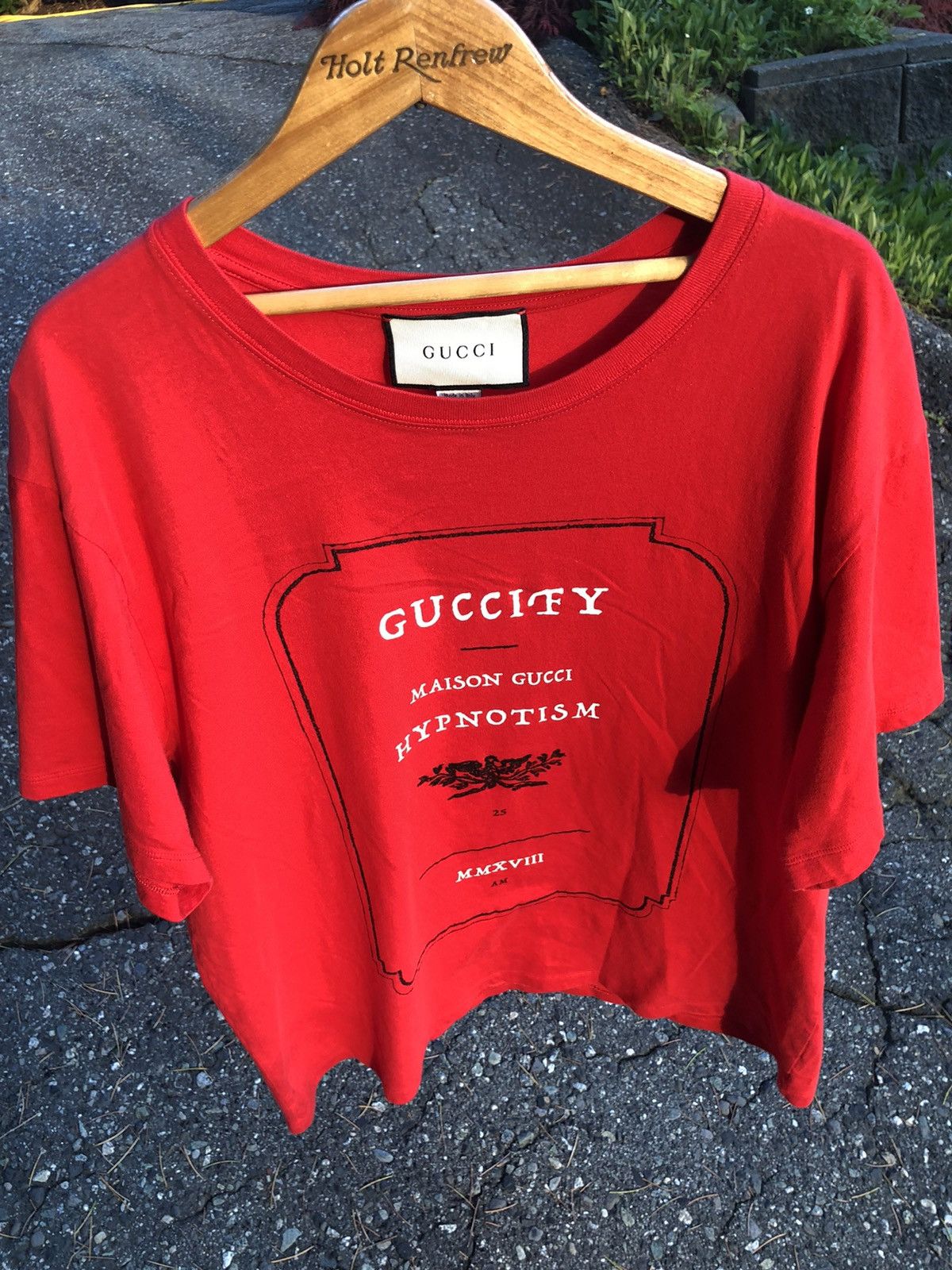 Gucci Gucci Guccify Hypnotism Red T shirt Grailed
