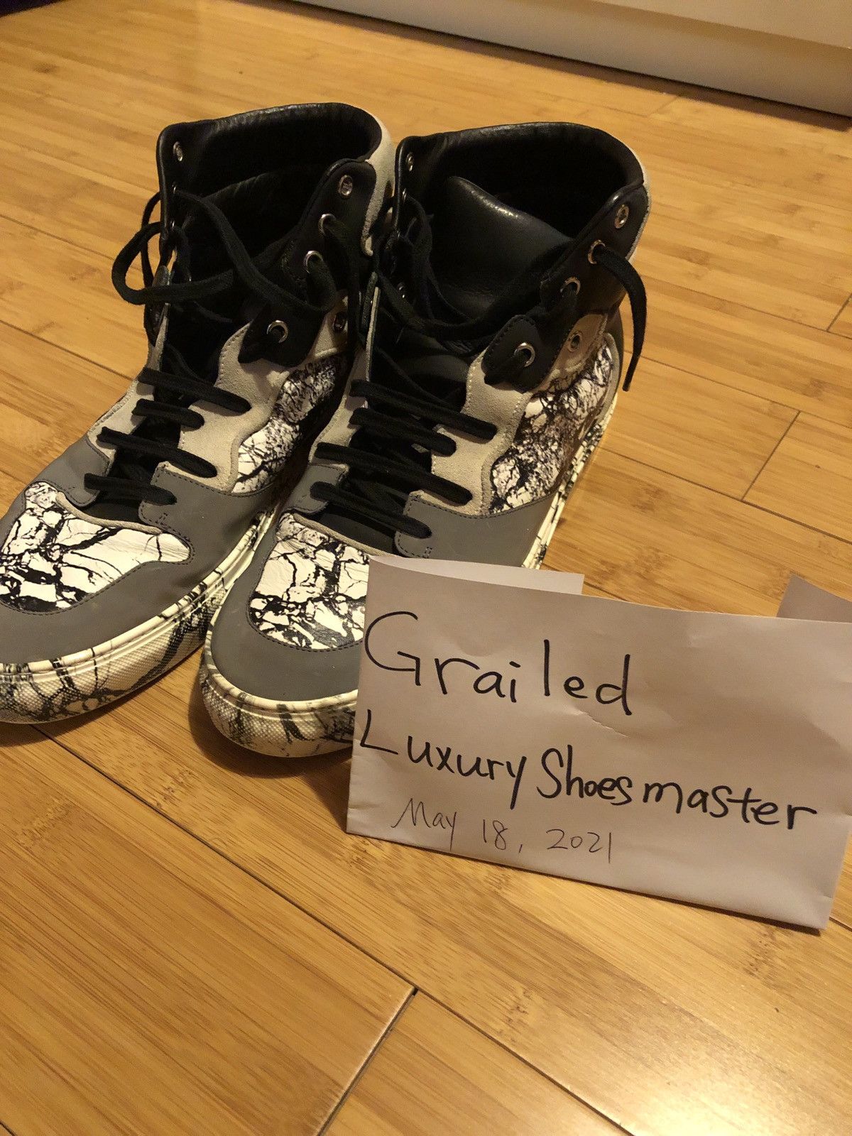 Marble balenciaga runners clearance