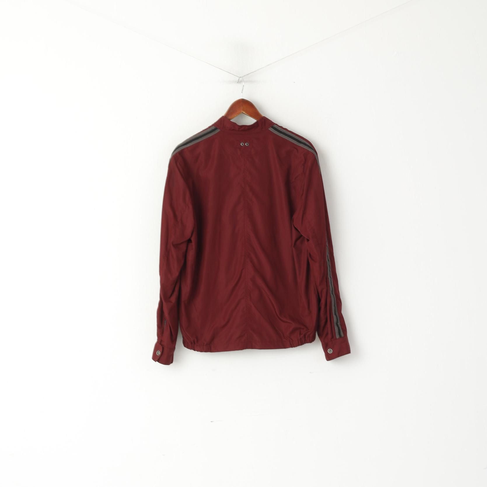 Converse Converse Men S Jacket Burgundy Lightweight Top 1678 Size US S / EU 44-46 / 1 - 8 Thumbnail