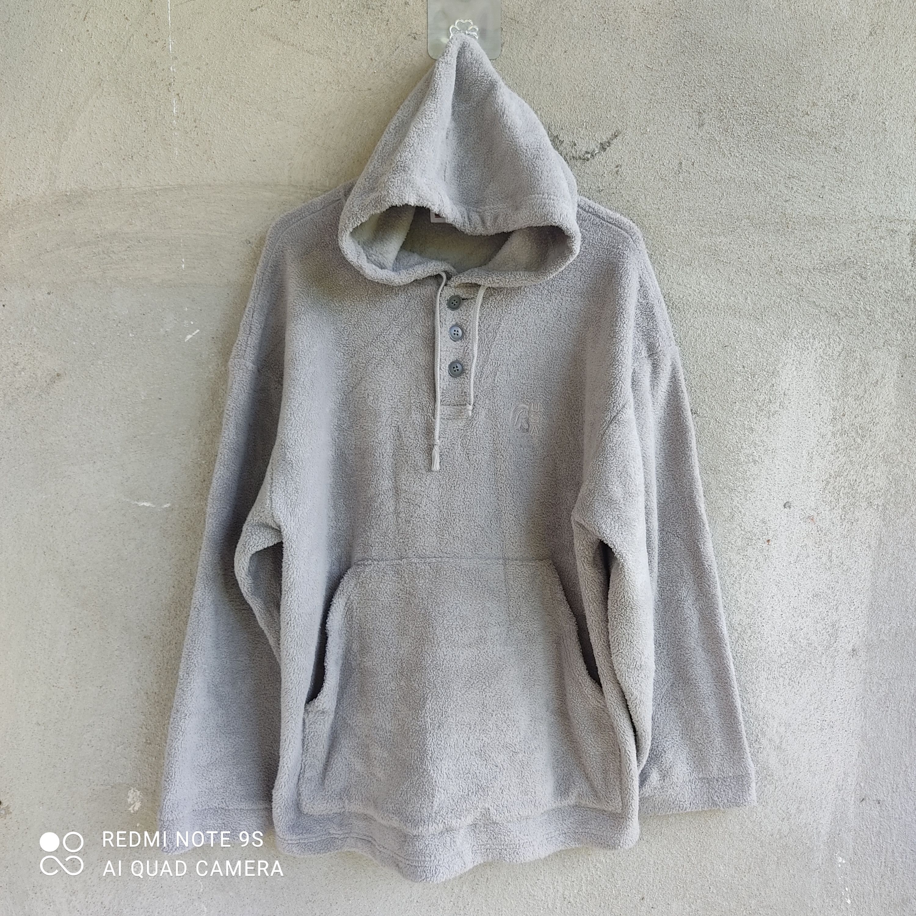 image of Made In USA Rawlings Usa Hoodie in Gray White, Men's (Size Large)
