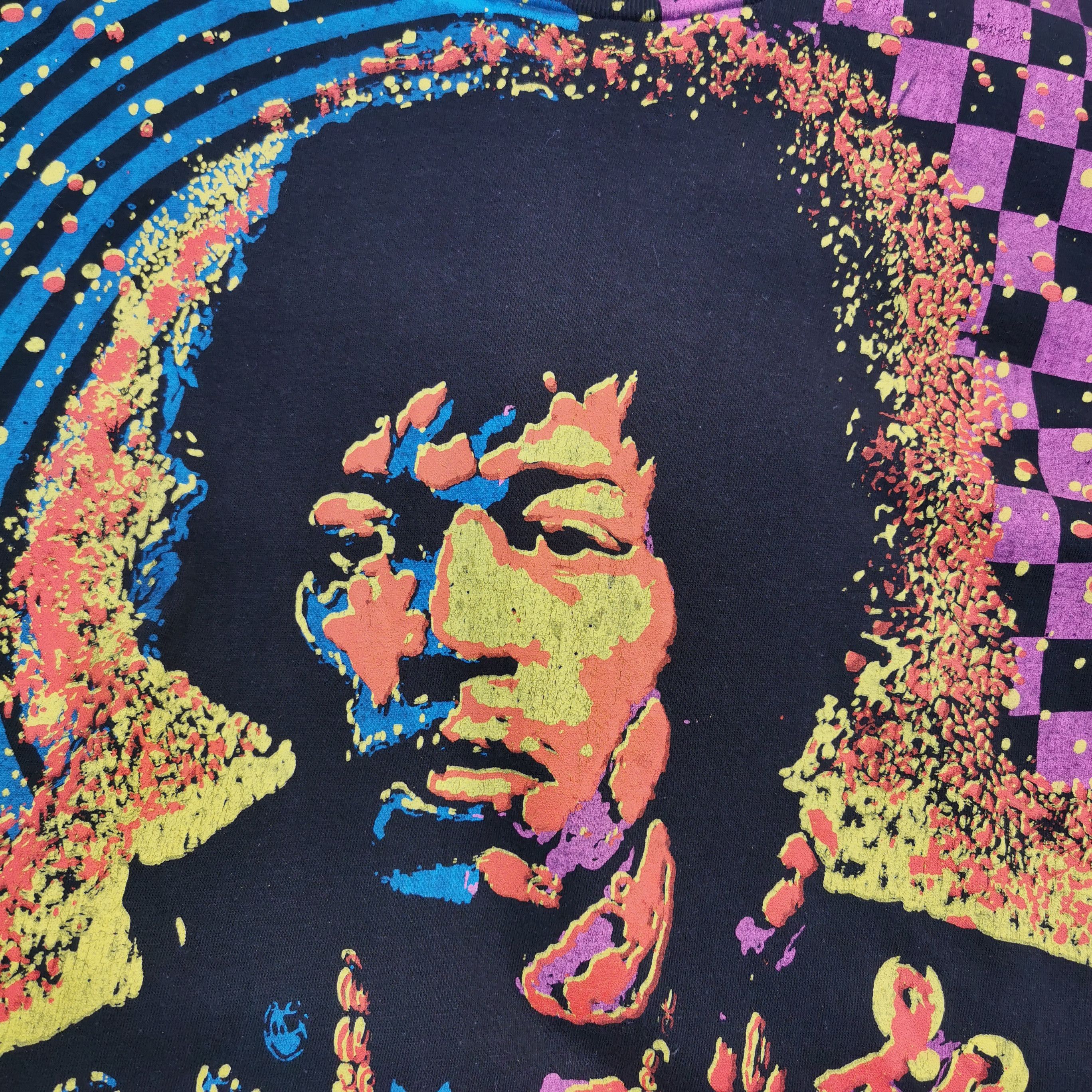 Band Tees × Vintage Bootleg jimi handrix full print tees Size US L / EU 52-54 / 3 - 2 Thumbnail