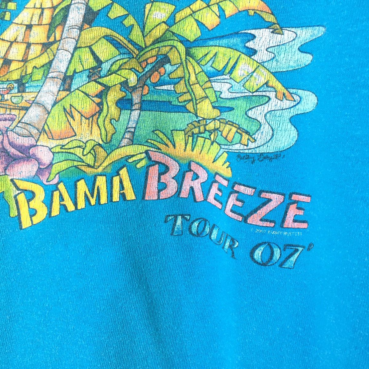 Band Tees Y2k Jimmy Buffet Bama Breeze Tour 07’ Tee Size US L / EU 52-54 / 3 - 5 Thumbnail