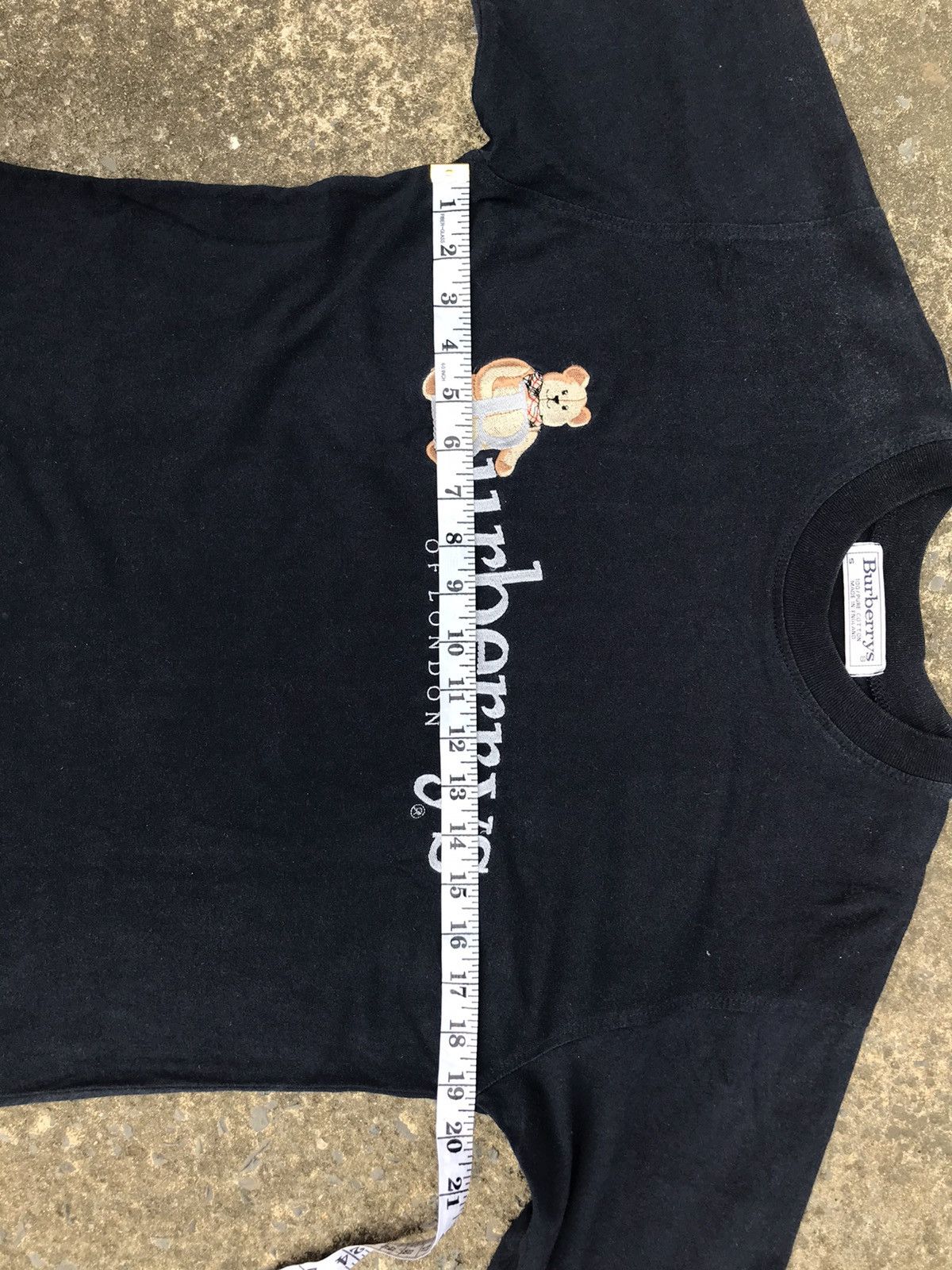 Burberry × Vintage VINTAGE BURBERRYS BEAR EMBOIRED SPELLOUT TSHIRT Size US M / EU 48-50 / 2 - 4 Thumbnail