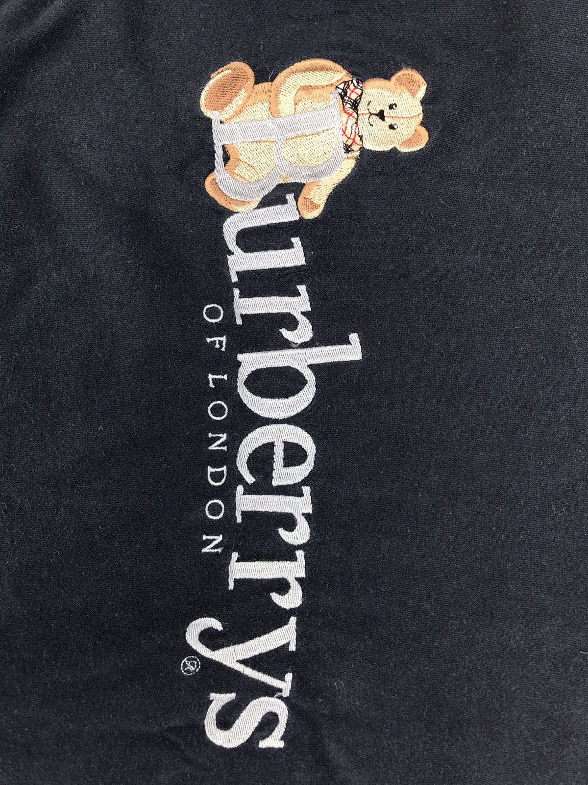 Burberry × Vintage VINTAGE BURBERRYS BEAR EMBOIRED SPELLOUT TSHIRT Size US M / EU 48-50 / 2 - 2 Thumbnail