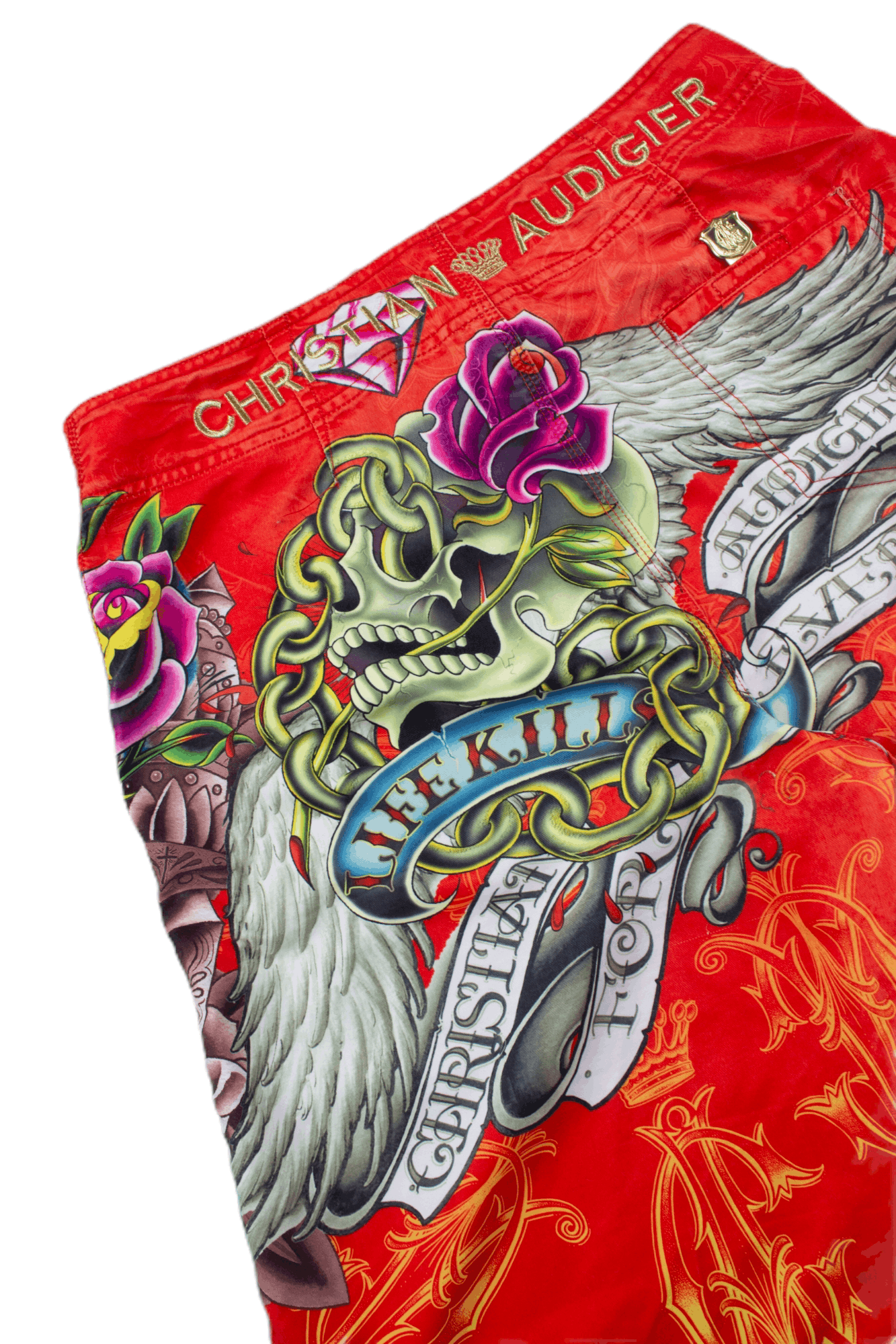 Christian Audigier Christian Audigier Shorts Drip Size US 32 / EU 48 - 4 Thumbnail