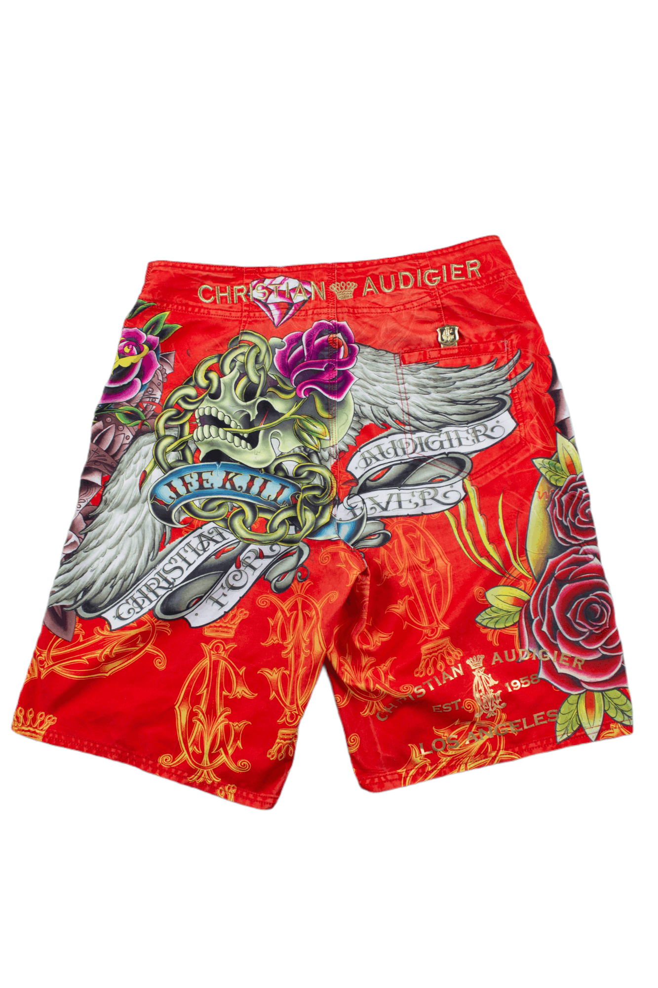 Christian Audigier Christian Audigier Shorts Drip Size US 32 / EU 48 - 3 Thumbnail