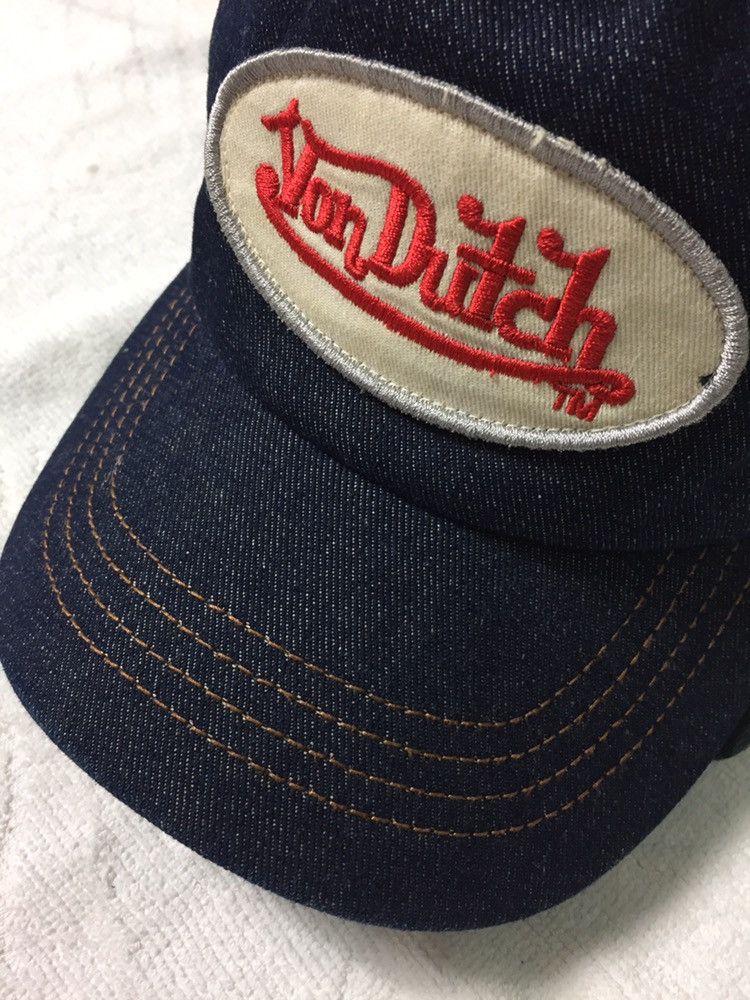 Von Dutch Travis Scott Blue Denim Von Dutch Trucker Cap Size ONE SIZE - 3 Thumbnail