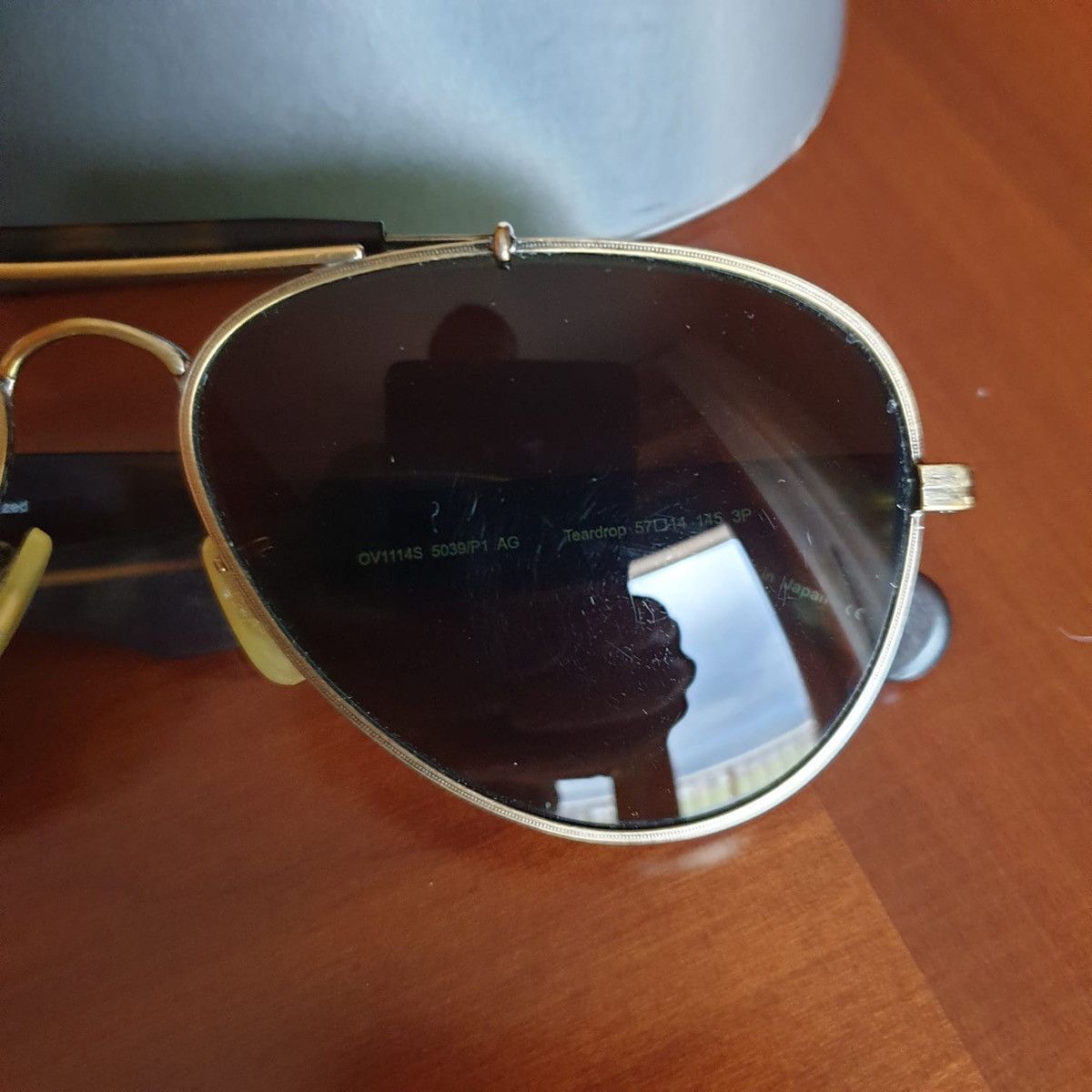 teardrop miyake sunglasses