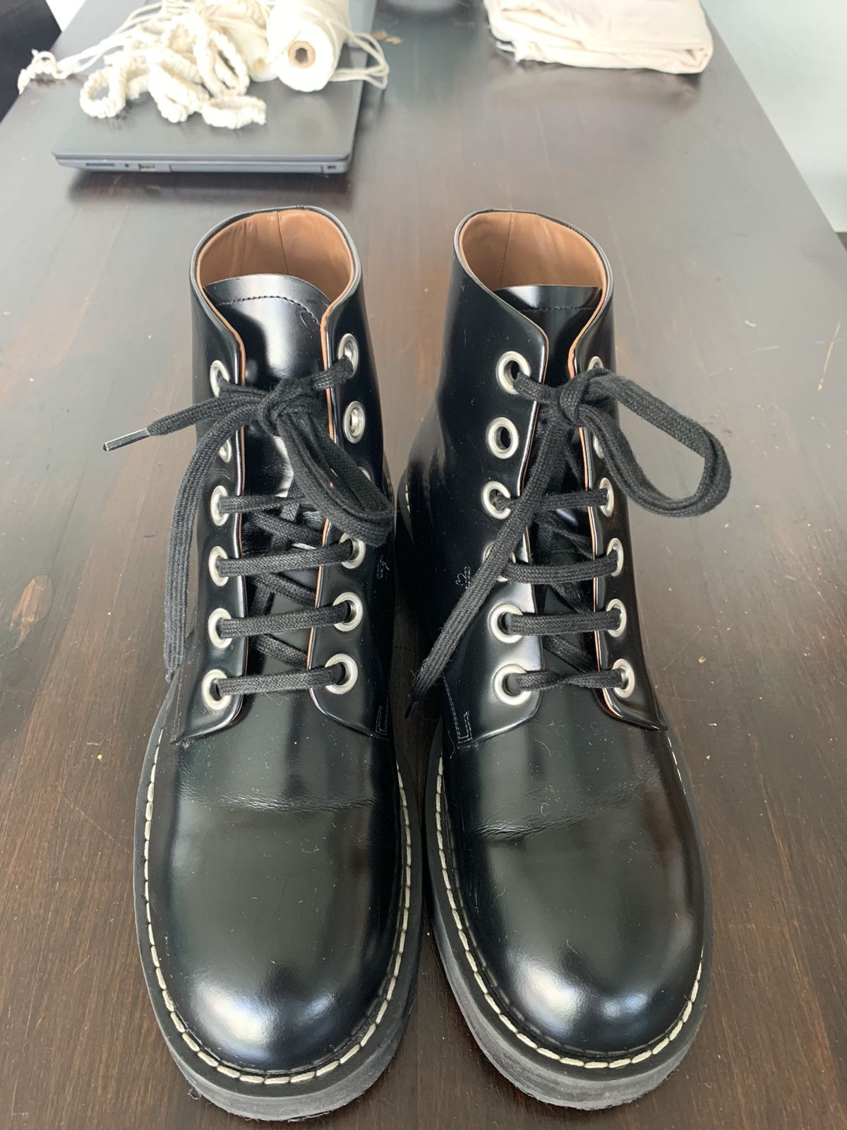 Marni Lace-Up Ankle Boots Size US 10 / EU 43 - 2 Thumbnail
