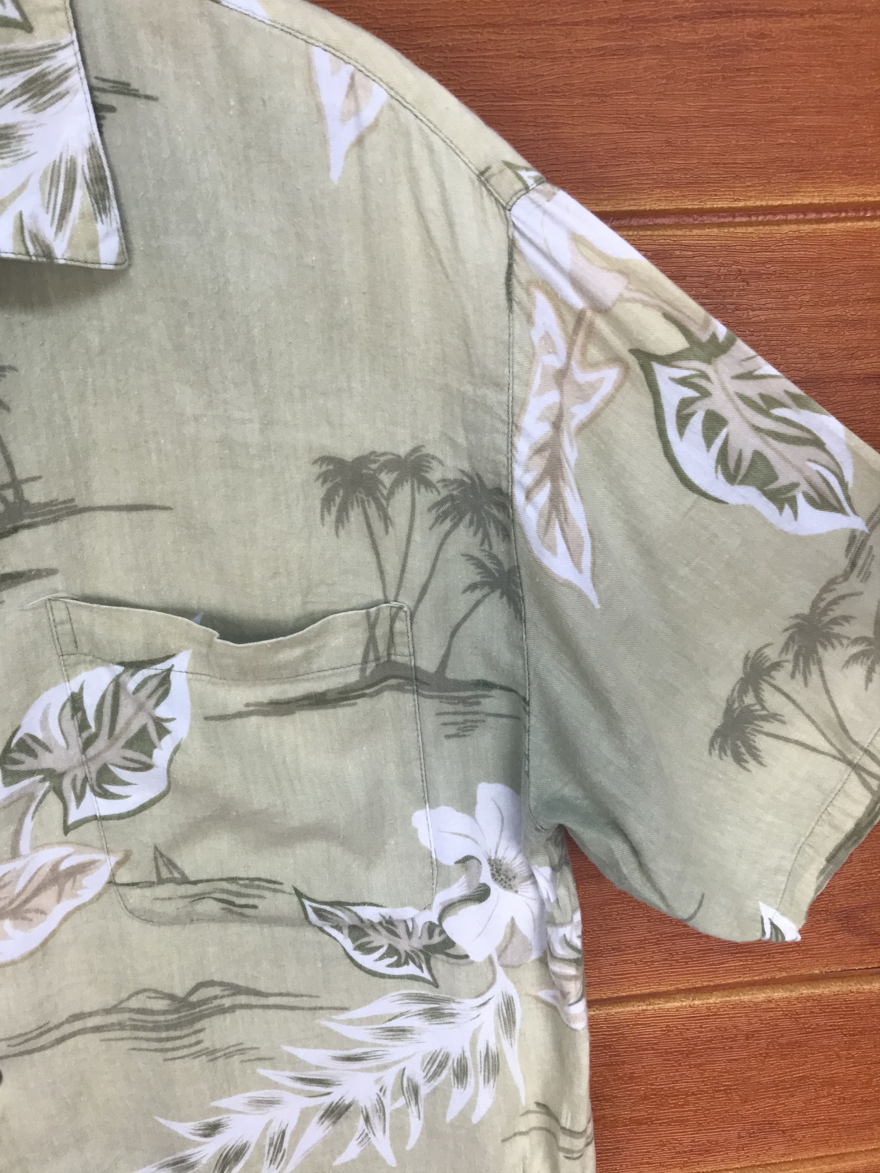 Japanese Brand Vintage Summa Taro Leaf Hawaiian Shirt Size US L / EU 52-54 / 3 - 3 Thumbnail