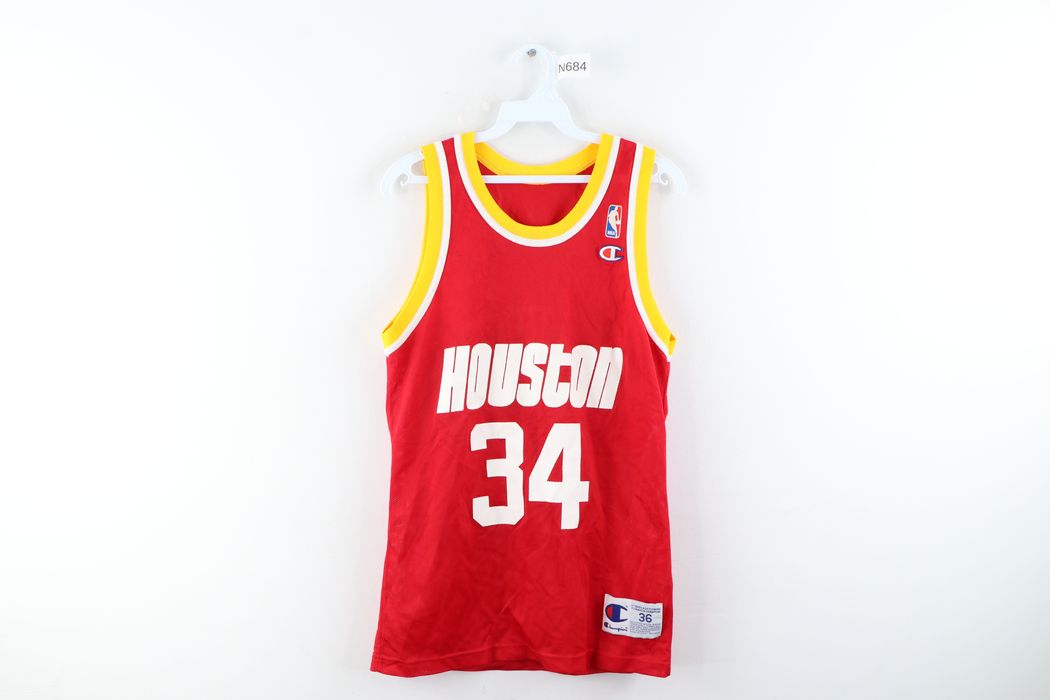 Vintage 90s Champion Houston Rockets Hakeem Olajuwon 