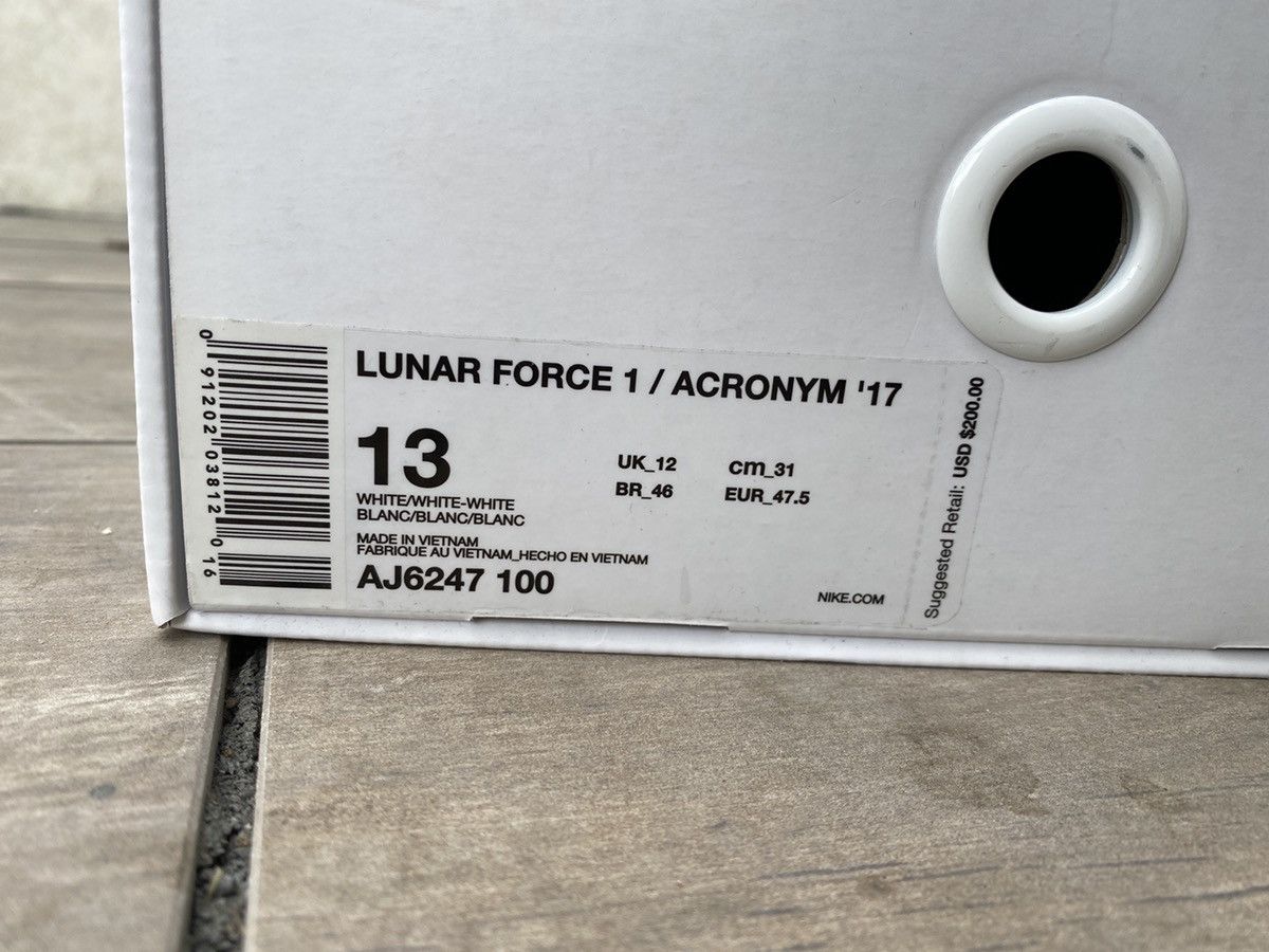 Acronym × Nike Acronym x Lunar Force 1 AF100 2017 Size US 13 / EU 46 - 6 Thumbnail