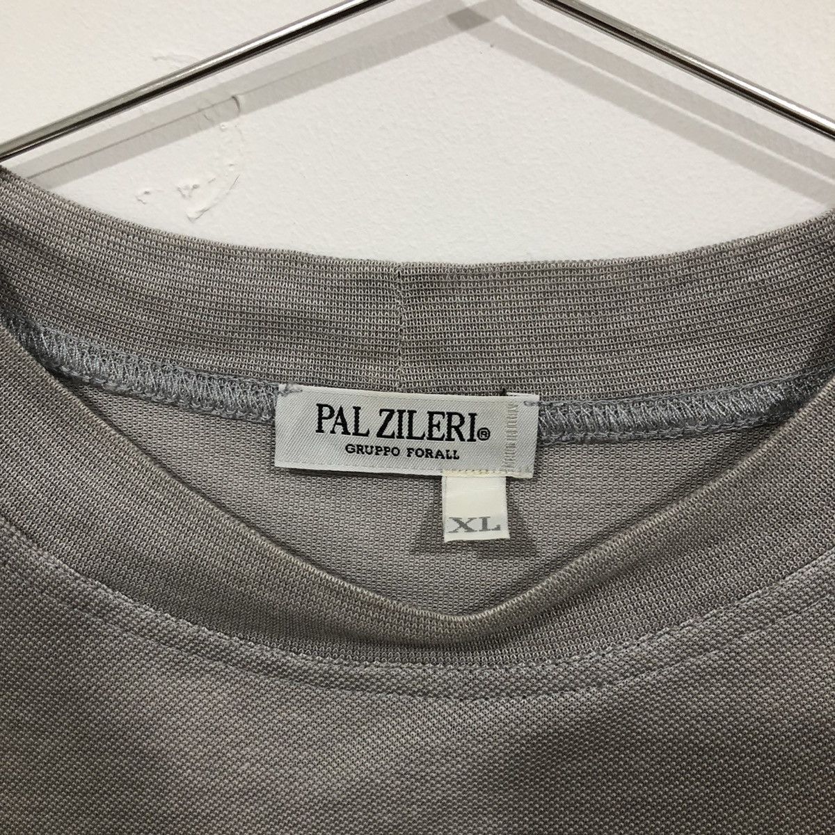 Pal Zileri Plain Grey Tee Made in Italy Size US XL / EU 56 / 4 - 3 Thumbnail