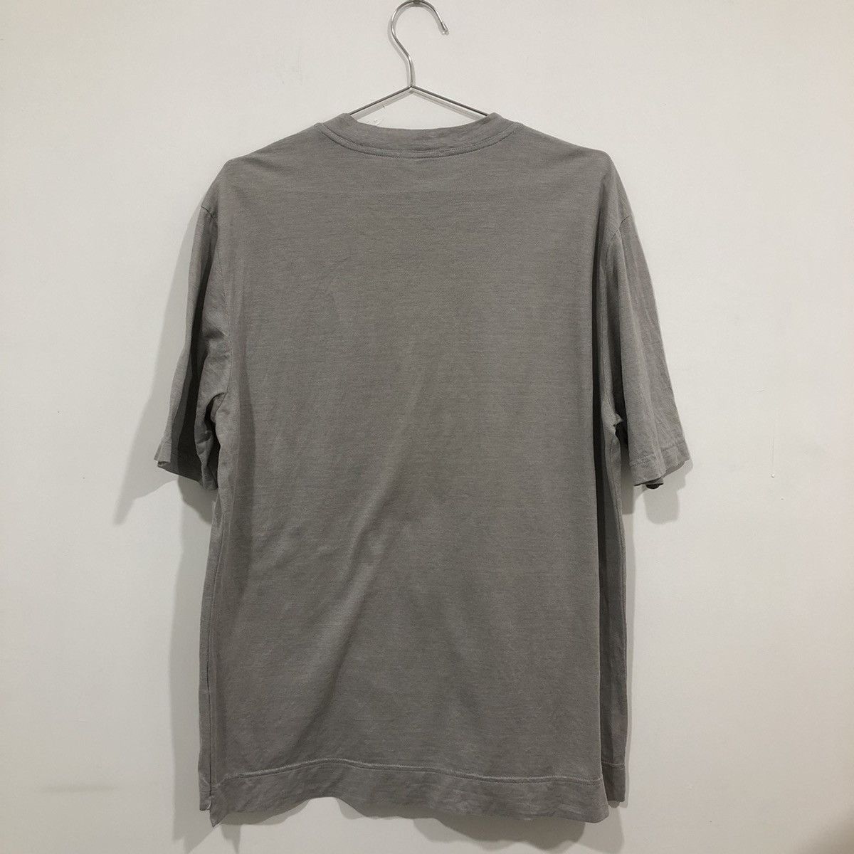 Pal Zileri Plain Grey Tee Made in Italy Size US XL / EU 56 / 4 - 2 Thumbnail