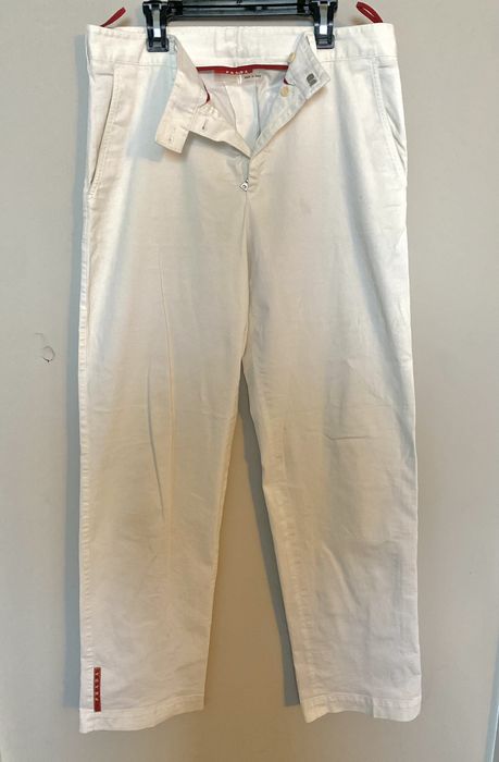 Prada Vintage Prada Cotton Pants | Grailed