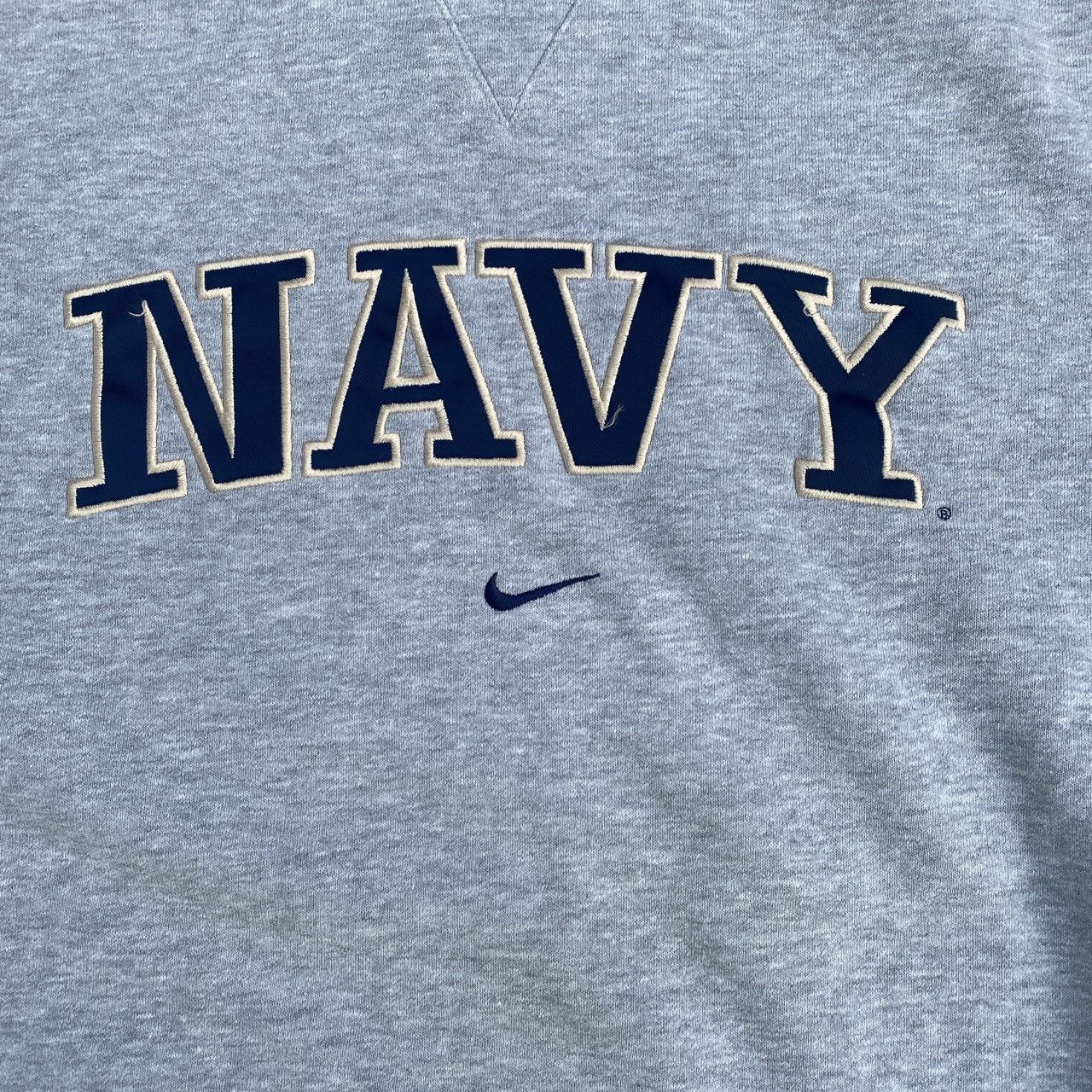 Nike × Vintage Vintage Nike US Navy Crewneck Sweatshirt Size US M / EU 48-50 / 2 - 2 Thumbnail