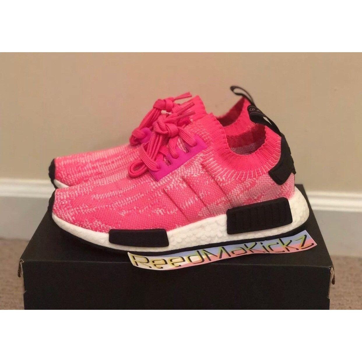 Adidas NMD R1 “Solar Pink” size 11.5 Adidas Adidas NMD R1 Solar Pink womens size 5.5 | Grailed main image 2