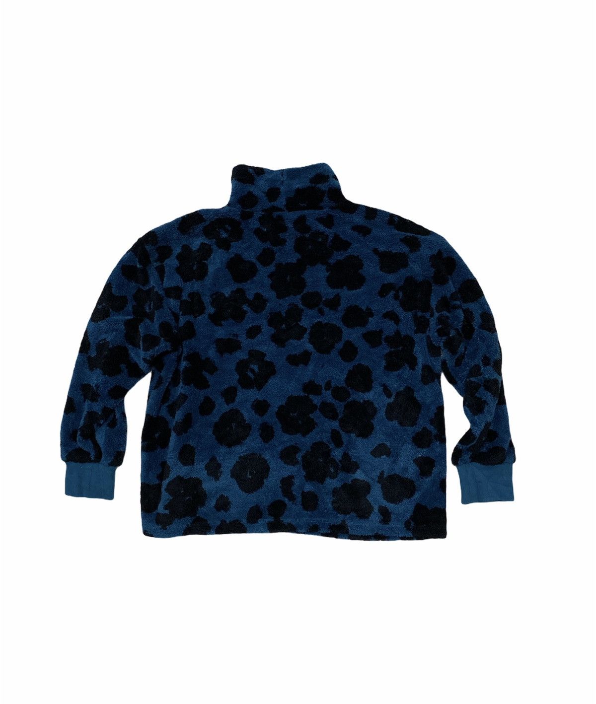 Adidas Adidas Turtle Neck Fleece Sweatshirt Art Design Size US M / EU 48-50 / 2 - 2 Thumbnail