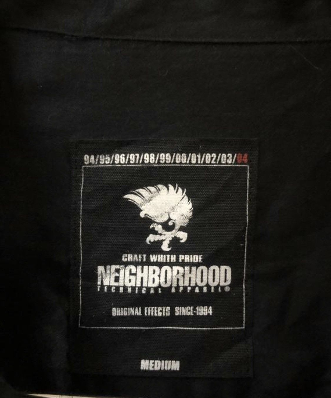 Neighborhood × Wtaps Neighborhood 2004 Asymmetric Shirt Button Down Rayon Design Size US M / EU 48-50 / 2 - 8 Thumbnail