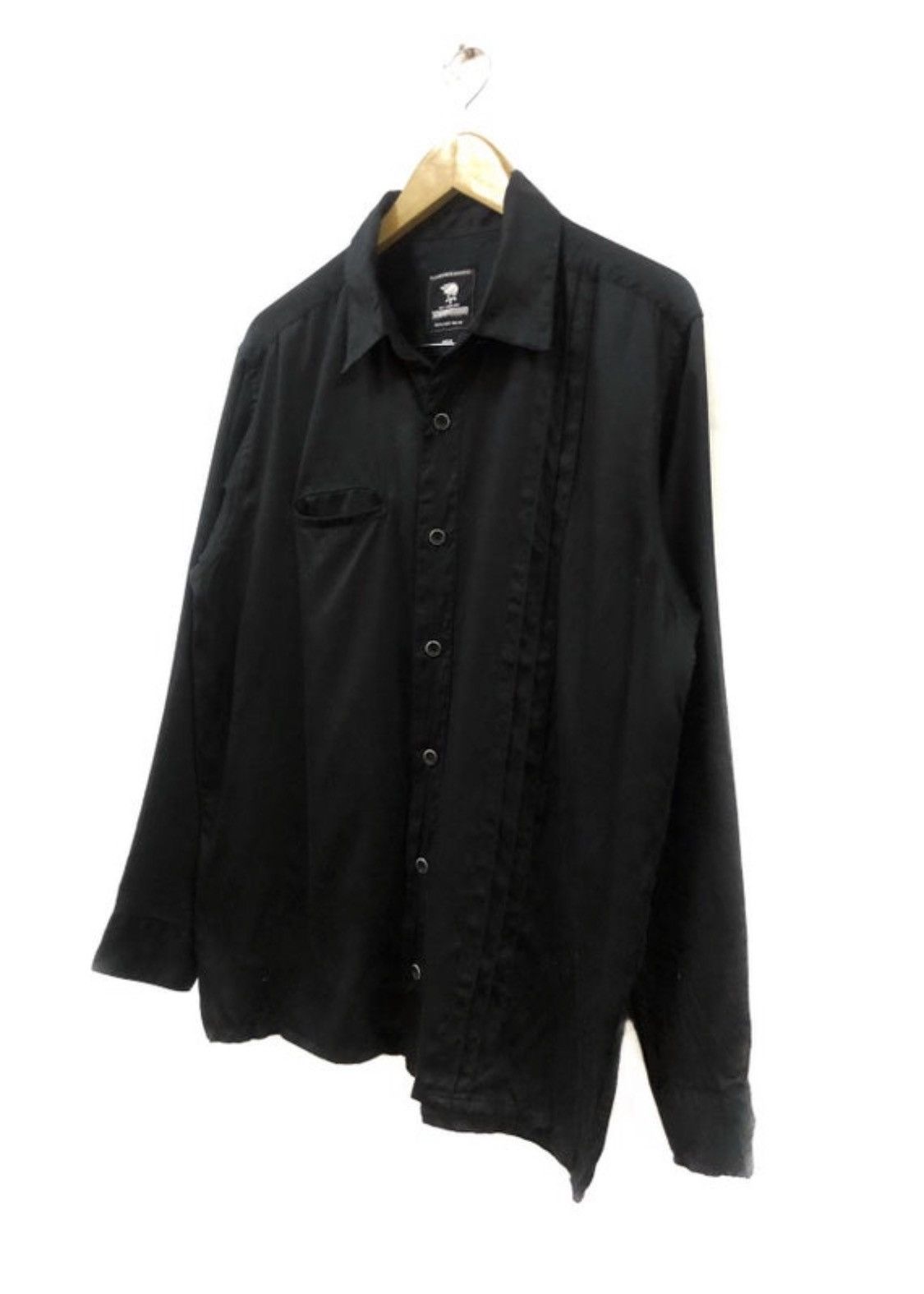 Neighborhood × Wtaps Neighborhood 2004 Asymmetric Shirt Button Down Rayon Design Size US M / EU 48-50 / 2 - 3 Thumbnail