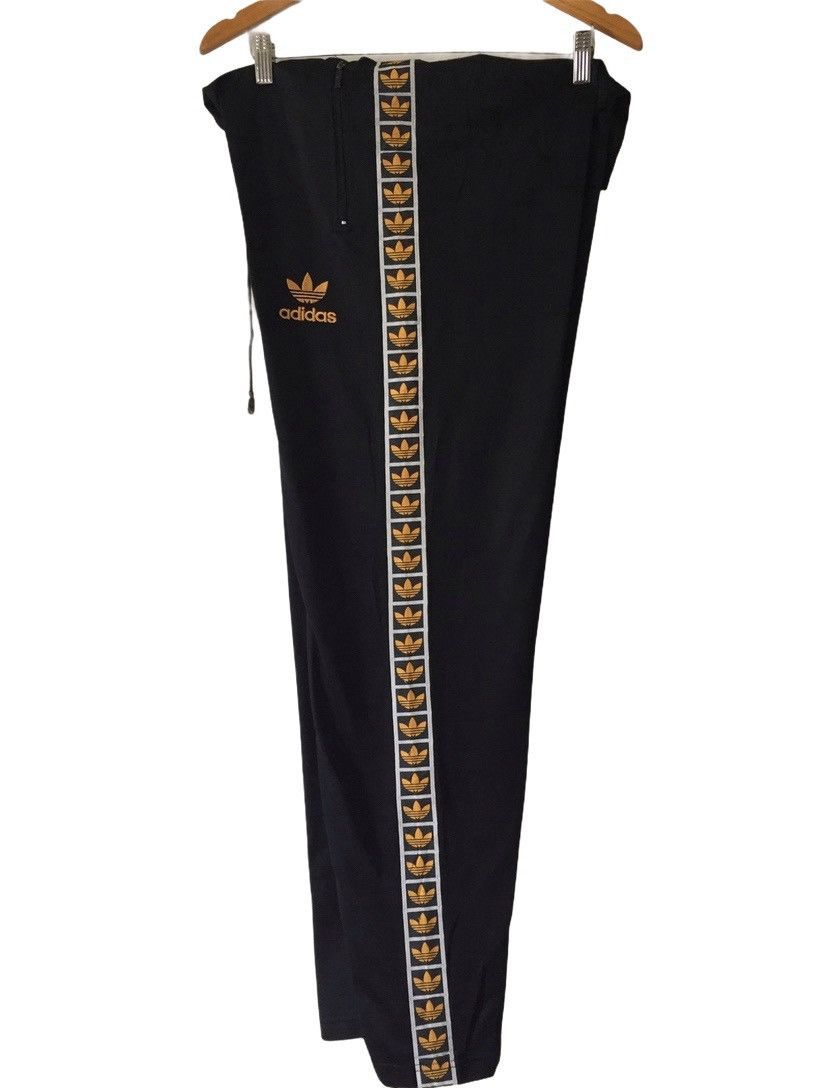 Adidas Vintage 80s Tracksuit Striped Line Logo Rare Size US 33 - 1 Thumbnail