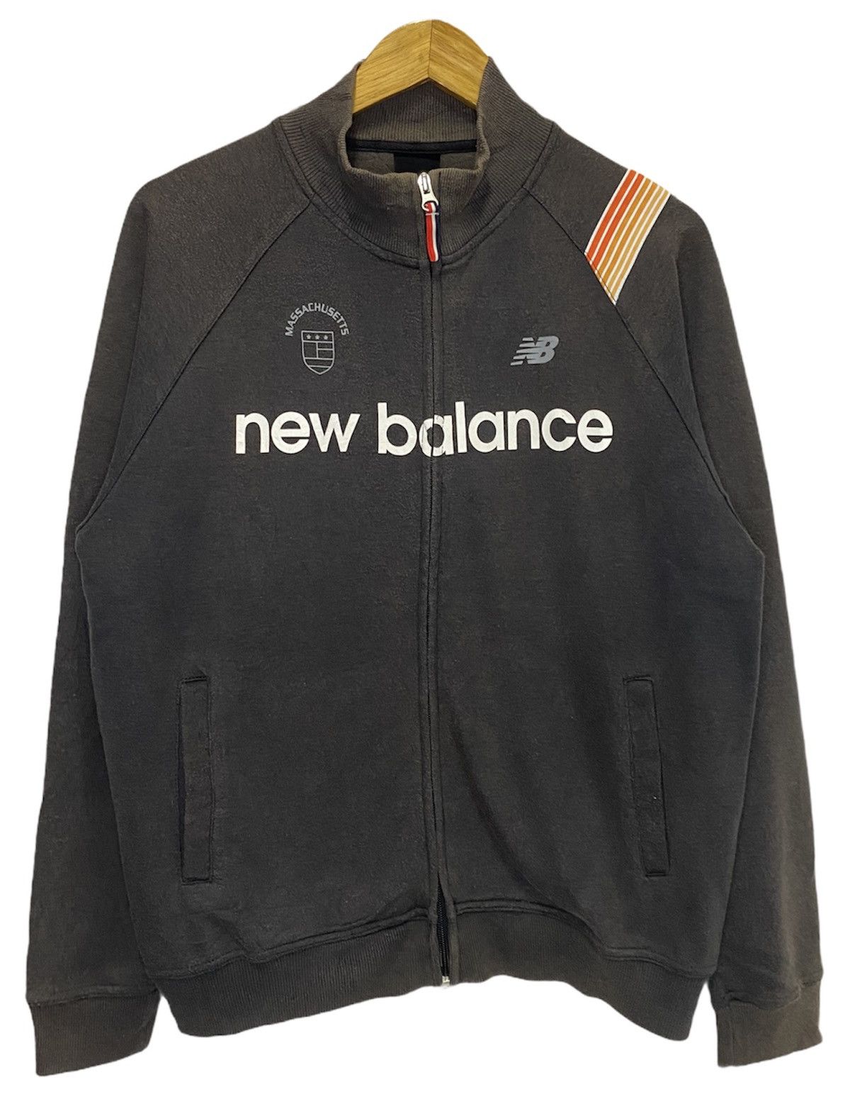 New Balance × Vintage New Balance Spell Out Sun Faded Sweater Size US M / EU 48-50 / 2 - 1 Thumbnail